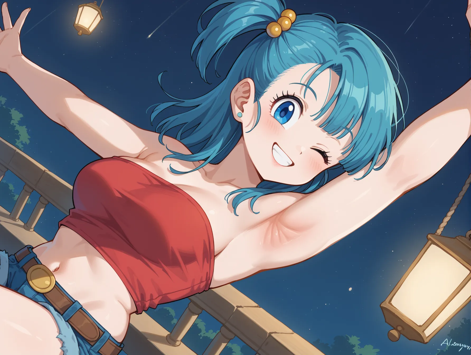 【「腋・脇」AIエロ画像（イラスト・アニメ・二次元風）4705枚まとめ！(94ページ目)のエロ画像18枚目