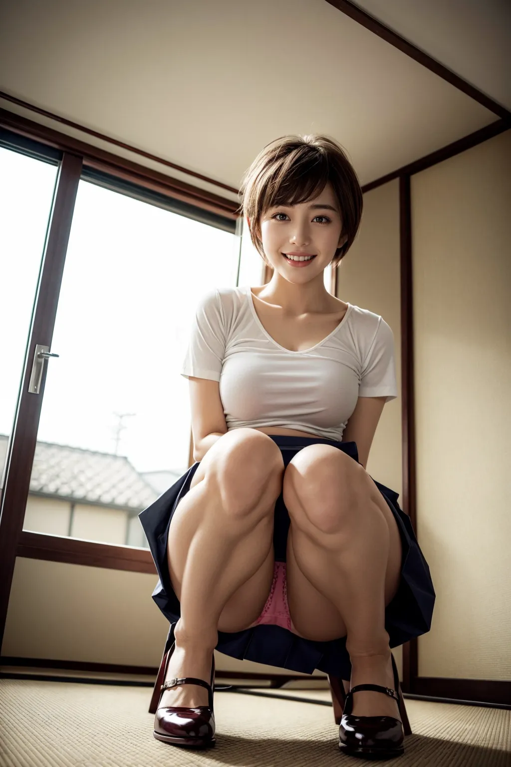 【「巨乳×下着（ブラジャー・パンティ）」AIエロ画像（リアル・実写・フォト風）2481枚まとめ！(49ページ目)のエロ画像29枚目