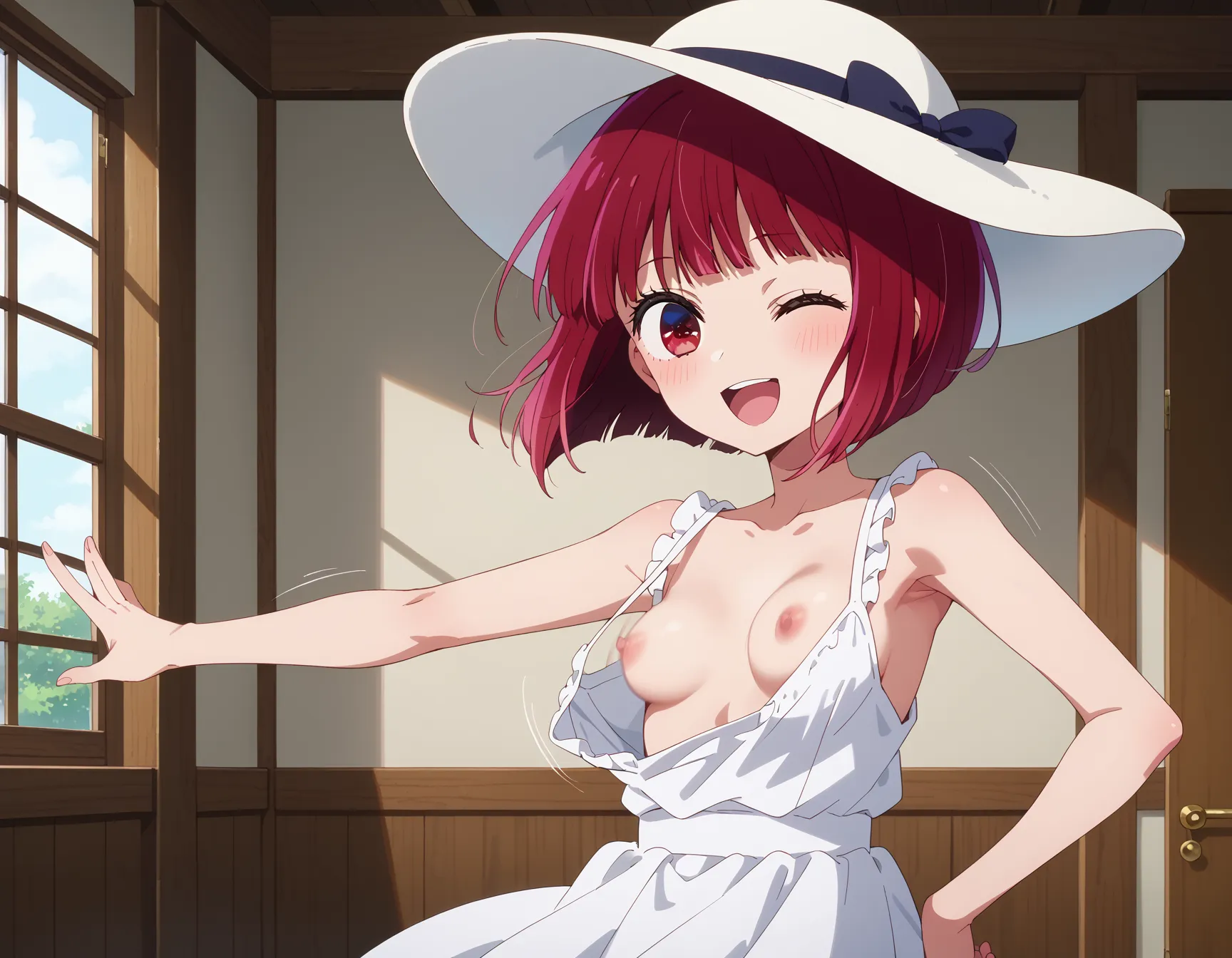【「下着（ブラジャー・パンティ）」AIエロ画像（イラスト・アニメ・二次元風）15996枚まとめ！(314ページ目)のエロ画像6枚目