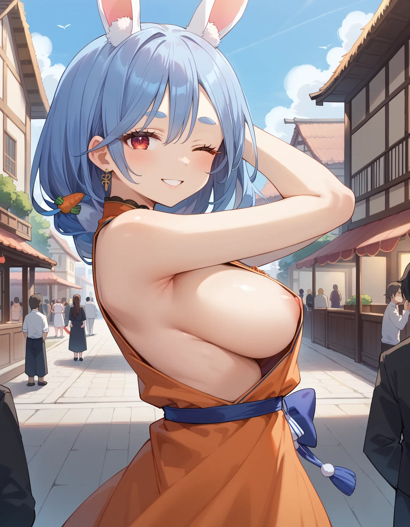 【「腋・脇」AIエロ画像（イラスト・アニメ・二次元風）4705枚まとめ！(94ページ目)のエロ画像1枚目