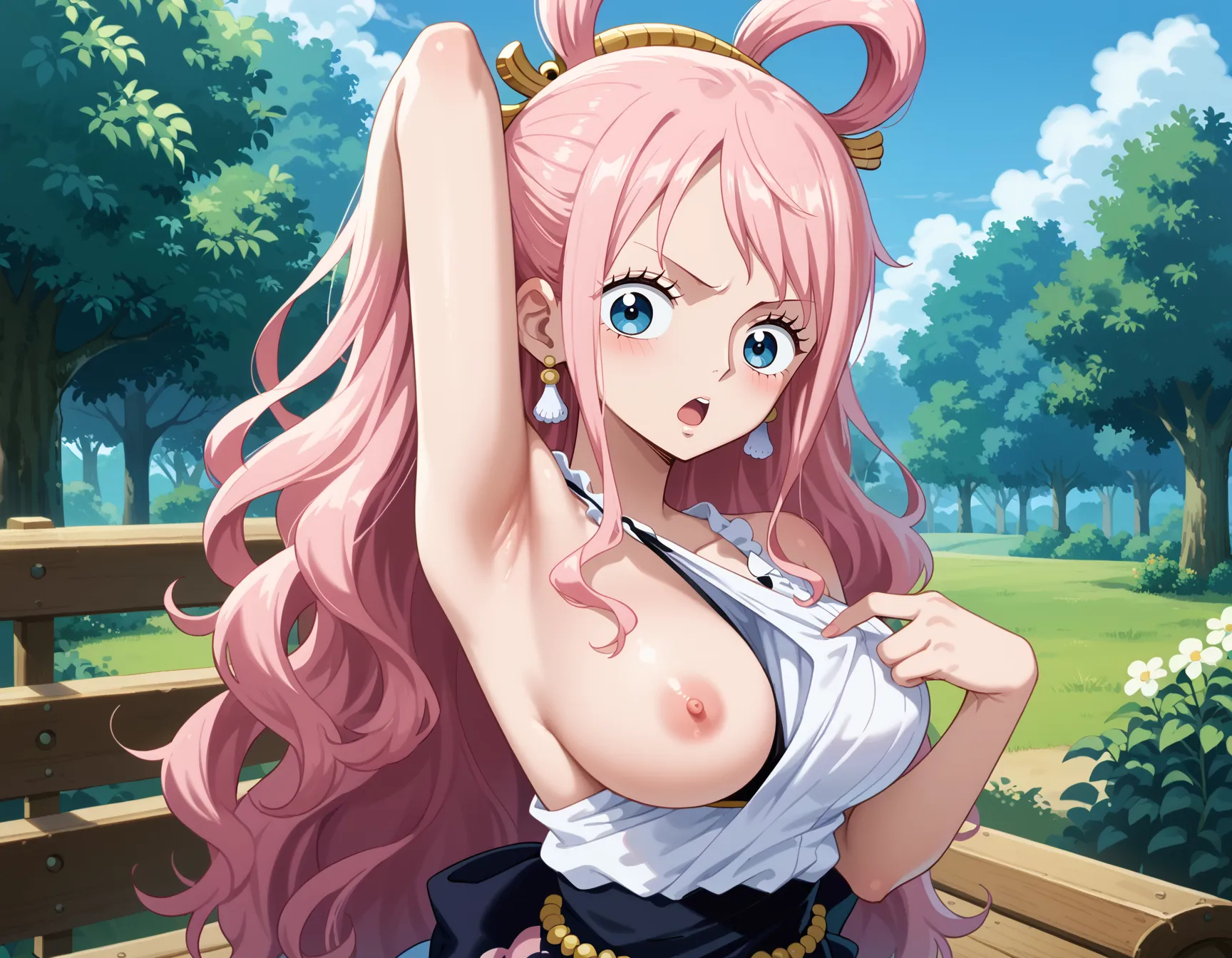 【「腋・脇」AIエロ画像（イラスト・アニメ・二次元風）4705枚まとめ！(93ページ目)のエロ画像23枚目