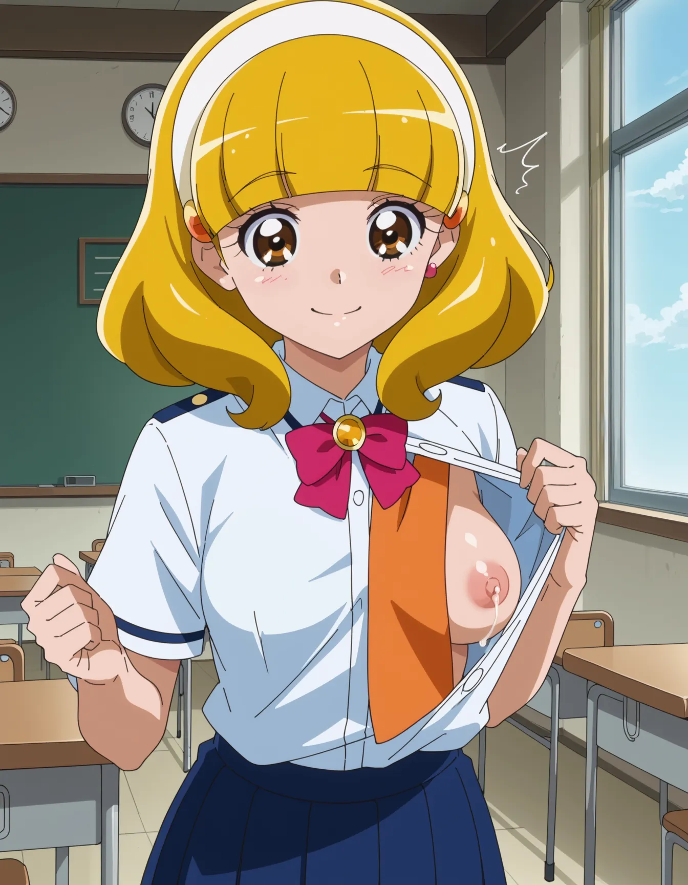 【「学制服」AIエロ画像（イラスト・アニメ・二次元風）4855枚まとめ！(94ページ目)のエロ画像16枚目