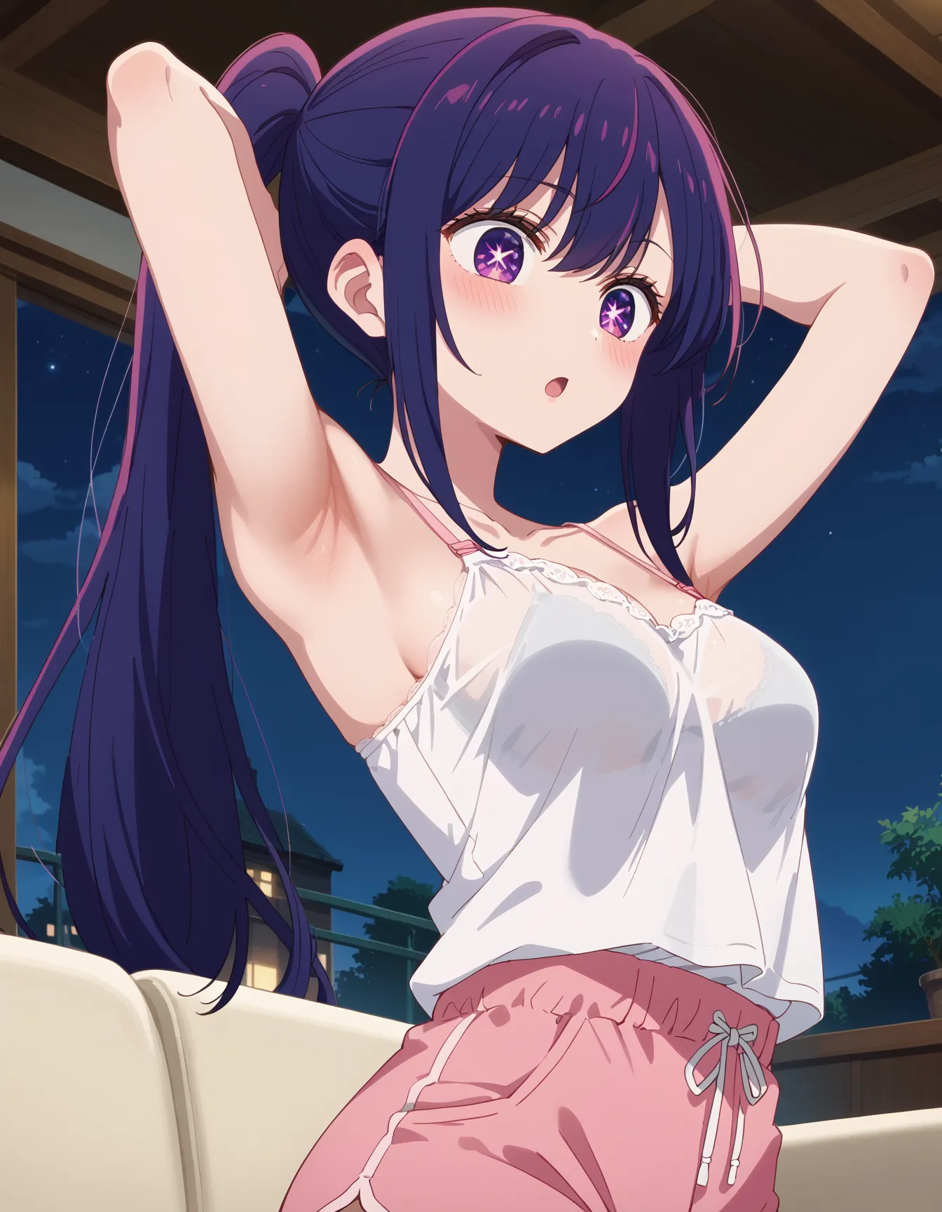 【「腋・脇」AIエロ画像（イラスト・アニメ・二次元風）4705枚まとめ！(93ページ目)のエロ画像19枚目