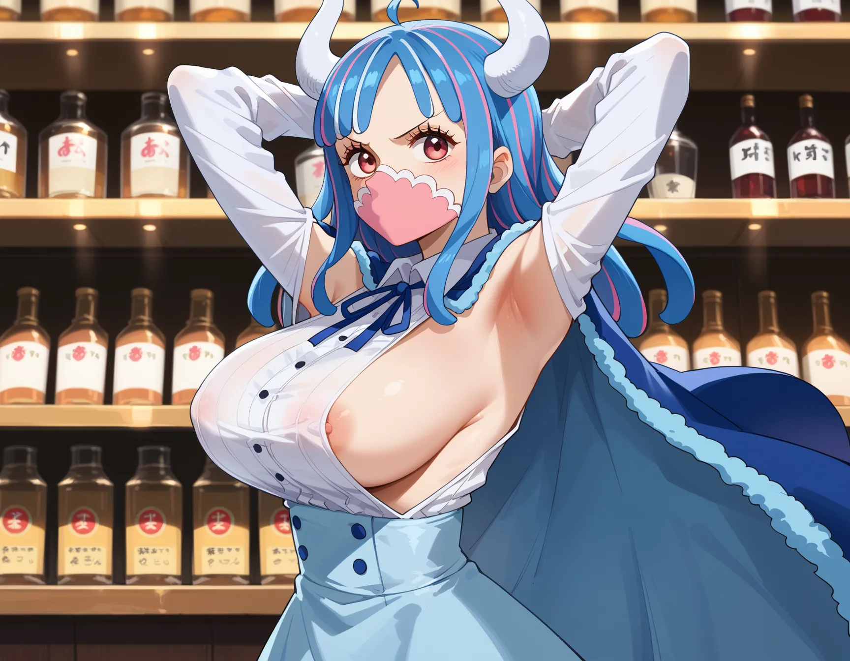 【「腋・脇」AIエロ画像（イラスト・アニメ・二次元風）4705枚まとめ！(93ページ目)のエロ画像18枚目