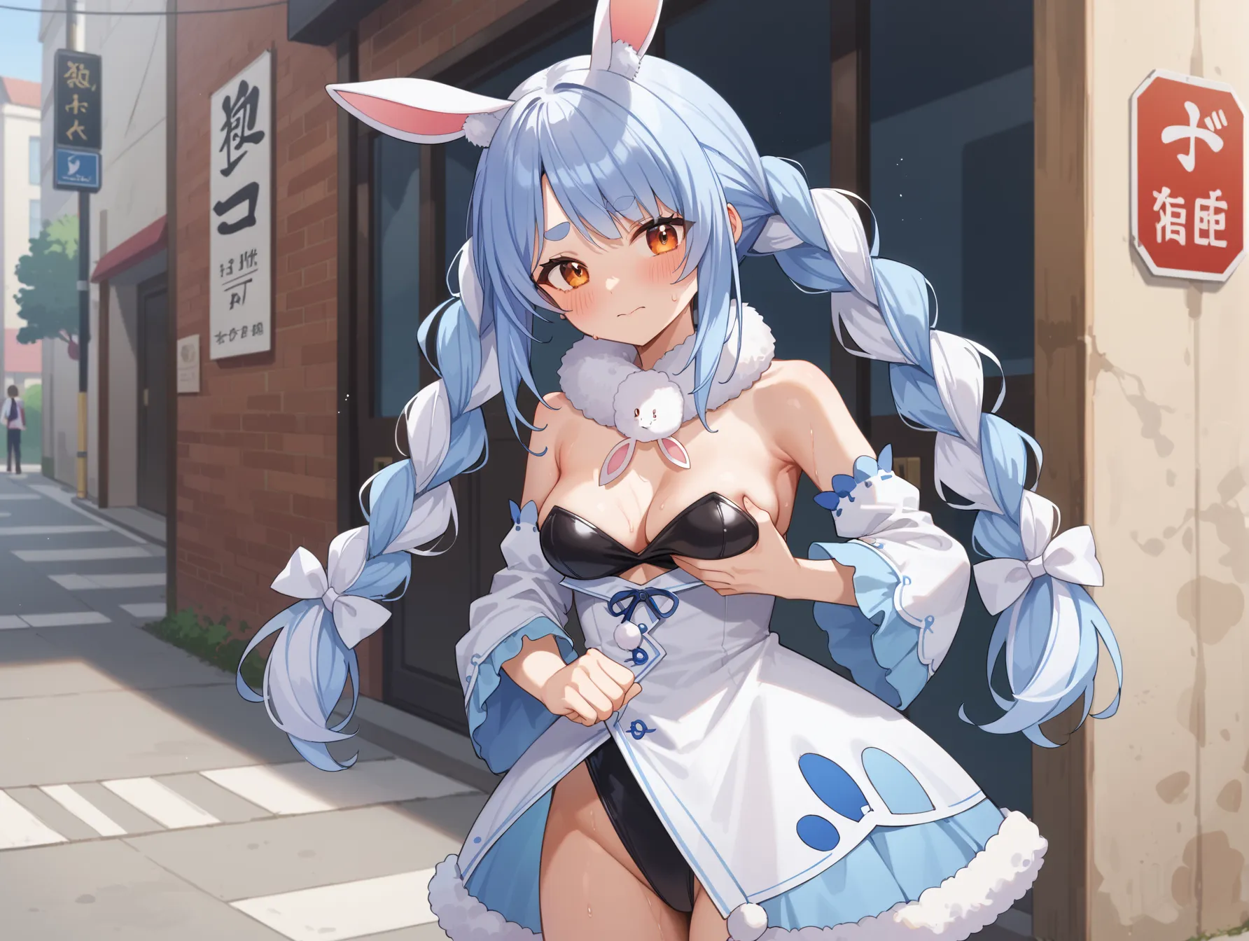 【「下着（ブラジャー・パンティ）」AIエロ画像（イラスト・アニメ・二次元風）15996枚まとめ！(312ページ目)のエロ画像7枚目