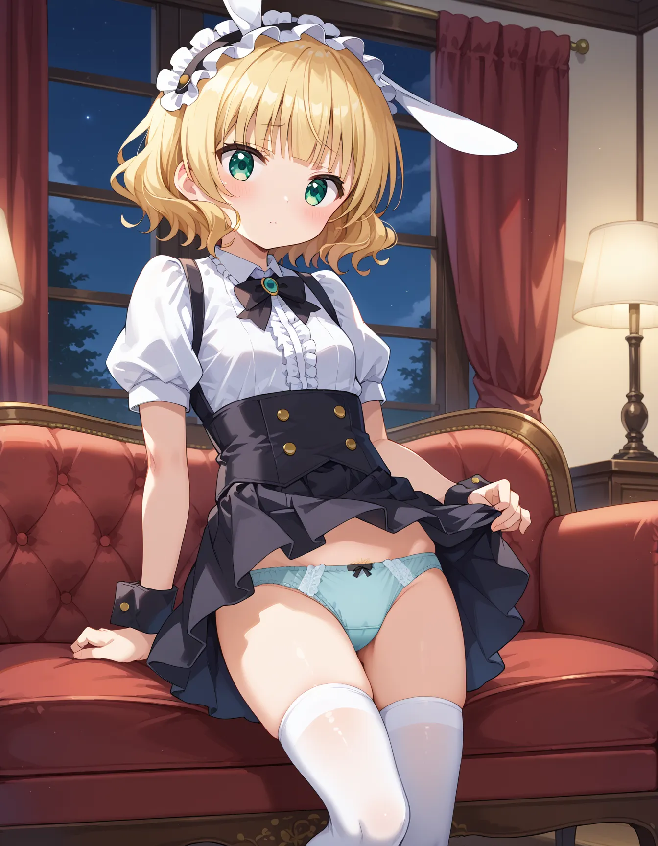 【「下着（ブラジャー・パンティ）」AIエロ画像（イラスト・アニメ・二次元風）15996枚まとめ！(312ページ目)のエロ画像1枚目