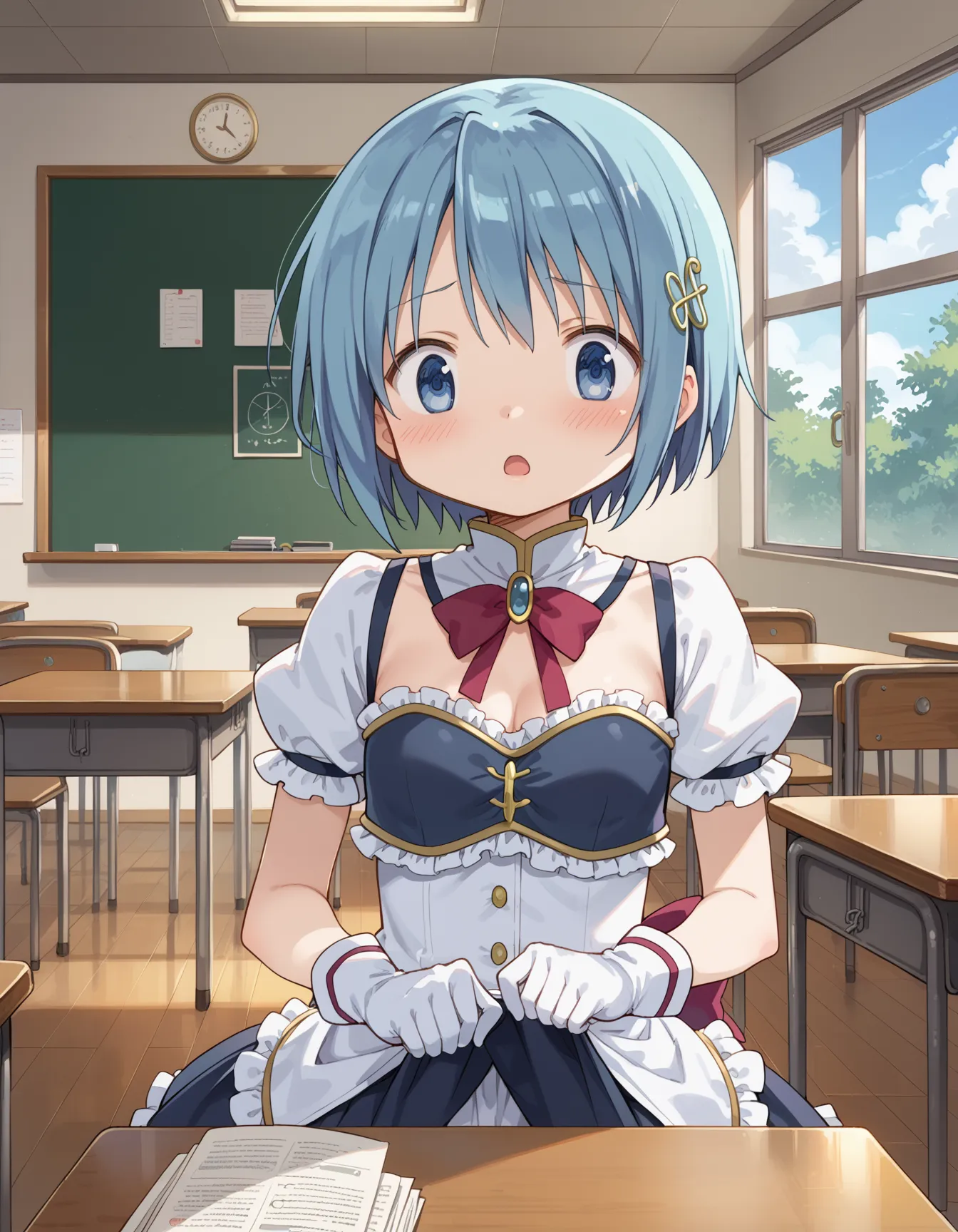 【「貧乳」AIエロ画像（イラスト・アニメ・二次元風）8390枚まとめ！(165ページ目)のエロ画像26枚目