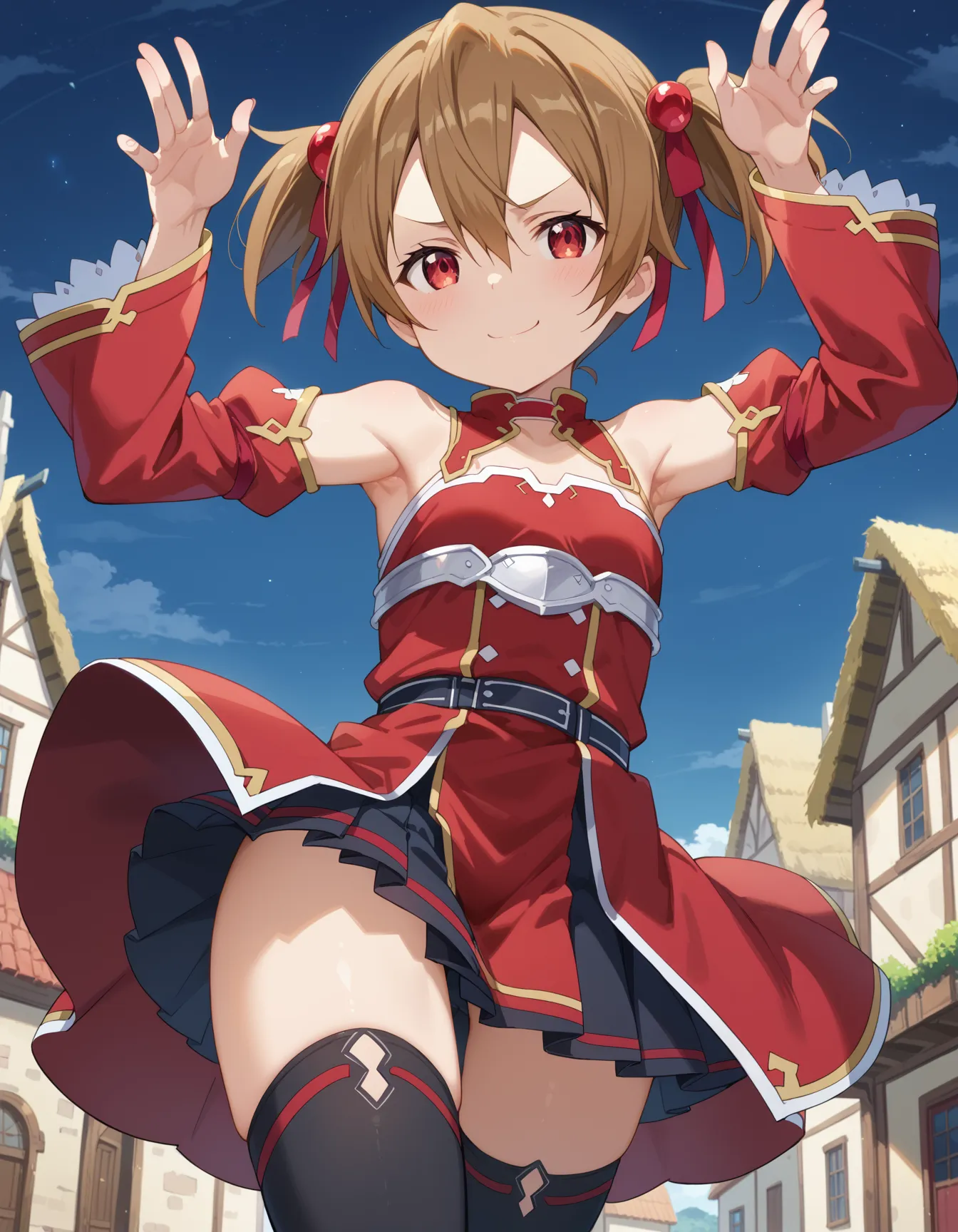 【「貧乳」AIエロ画像（イラスト・アニメ・二次元風）8390枚まとめ！(165ページ目)のエロ画像10枚目