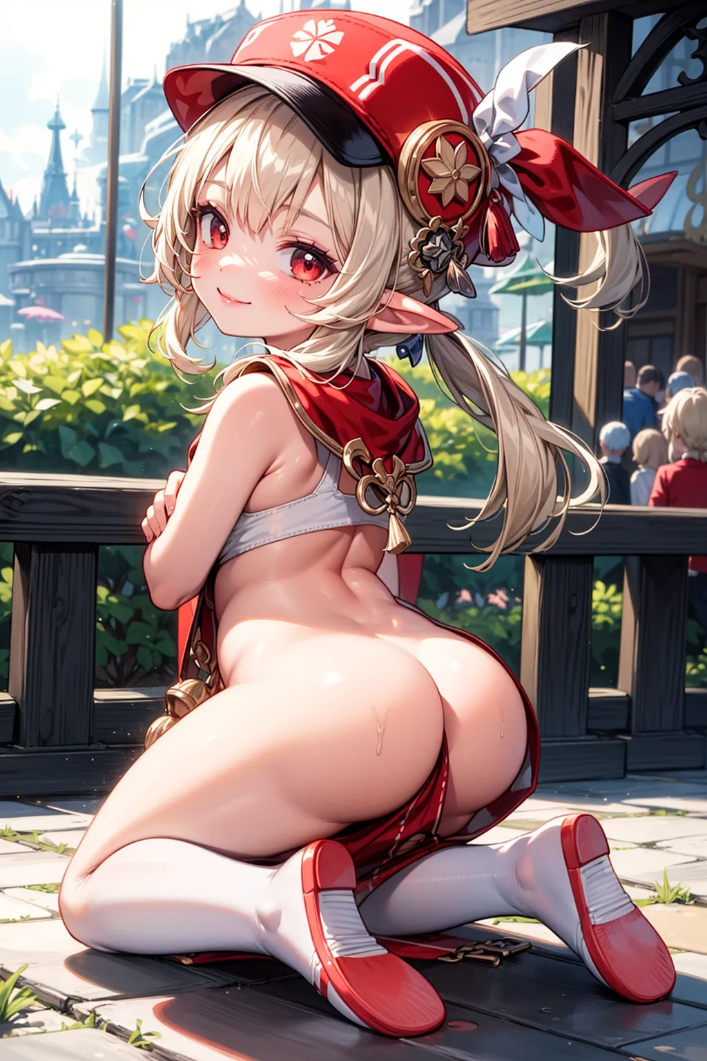 【「貧乳」AIエロ画像（イラスト・アニメ・二次元風）8390枚まとめ！(165ページ目)のエロ画像6枚目