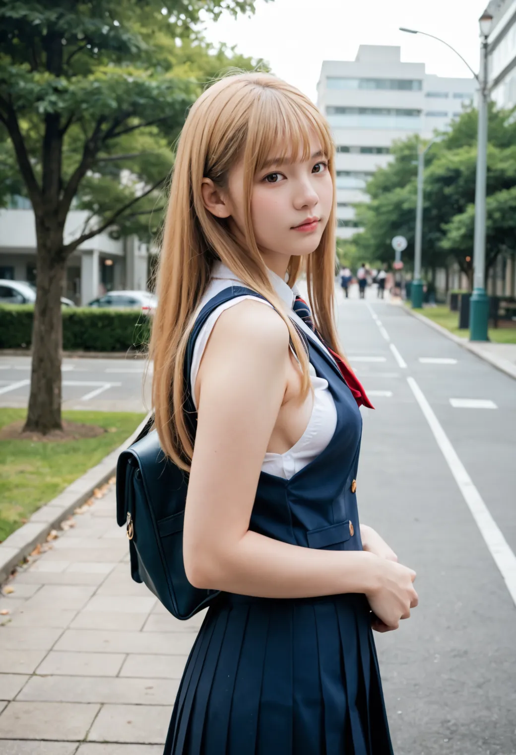 【「女子校生・JK×学制服」AIエロ画像（リアル・実写・フォト風）6248枚まとめ！(124ページ目)のエロ画像6枚目