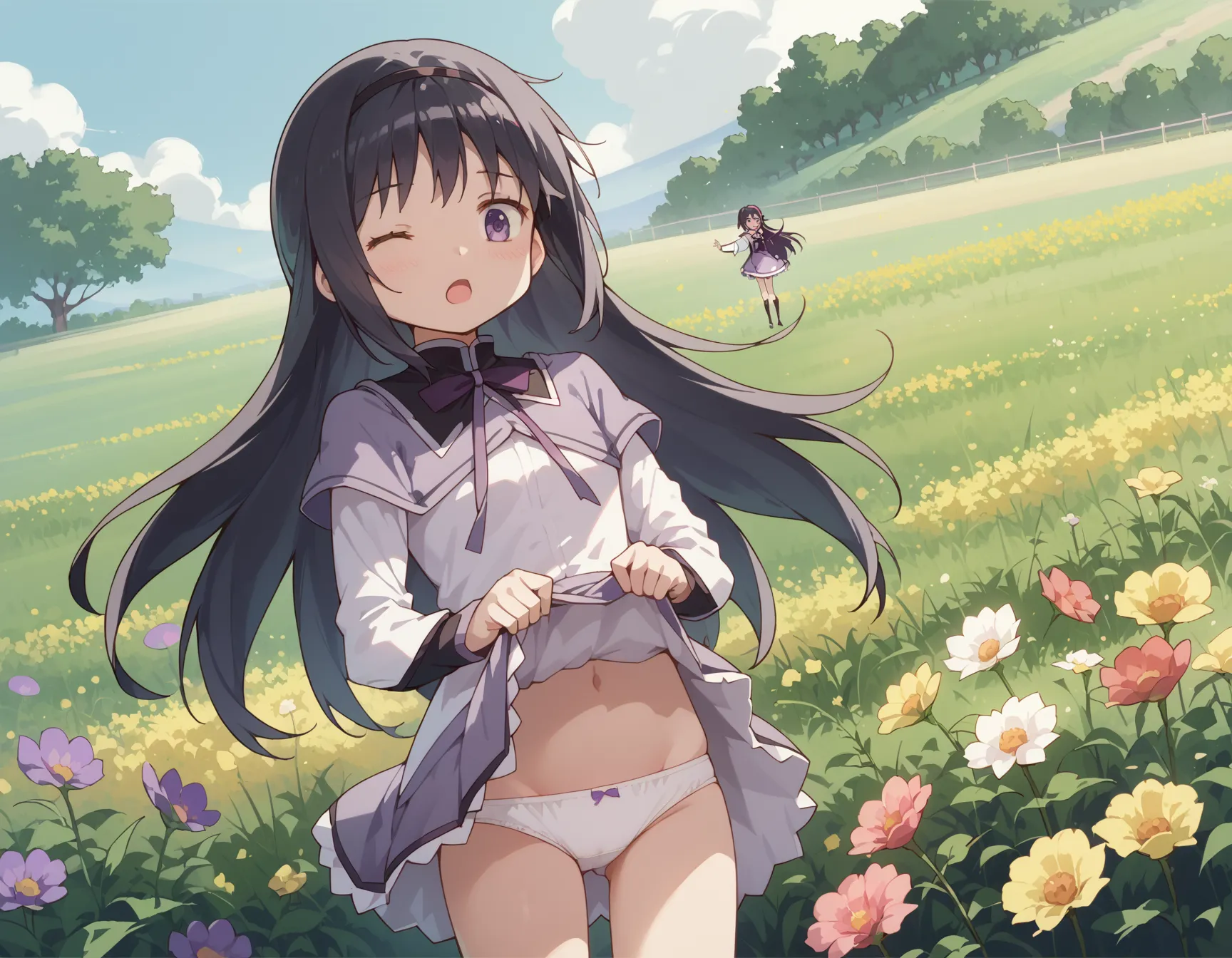 【「貧乳」AIエロ画像（イラスト・アニメ・二次元風）8390枚まとめ！(164ページ目)のエロ画像23枚目
