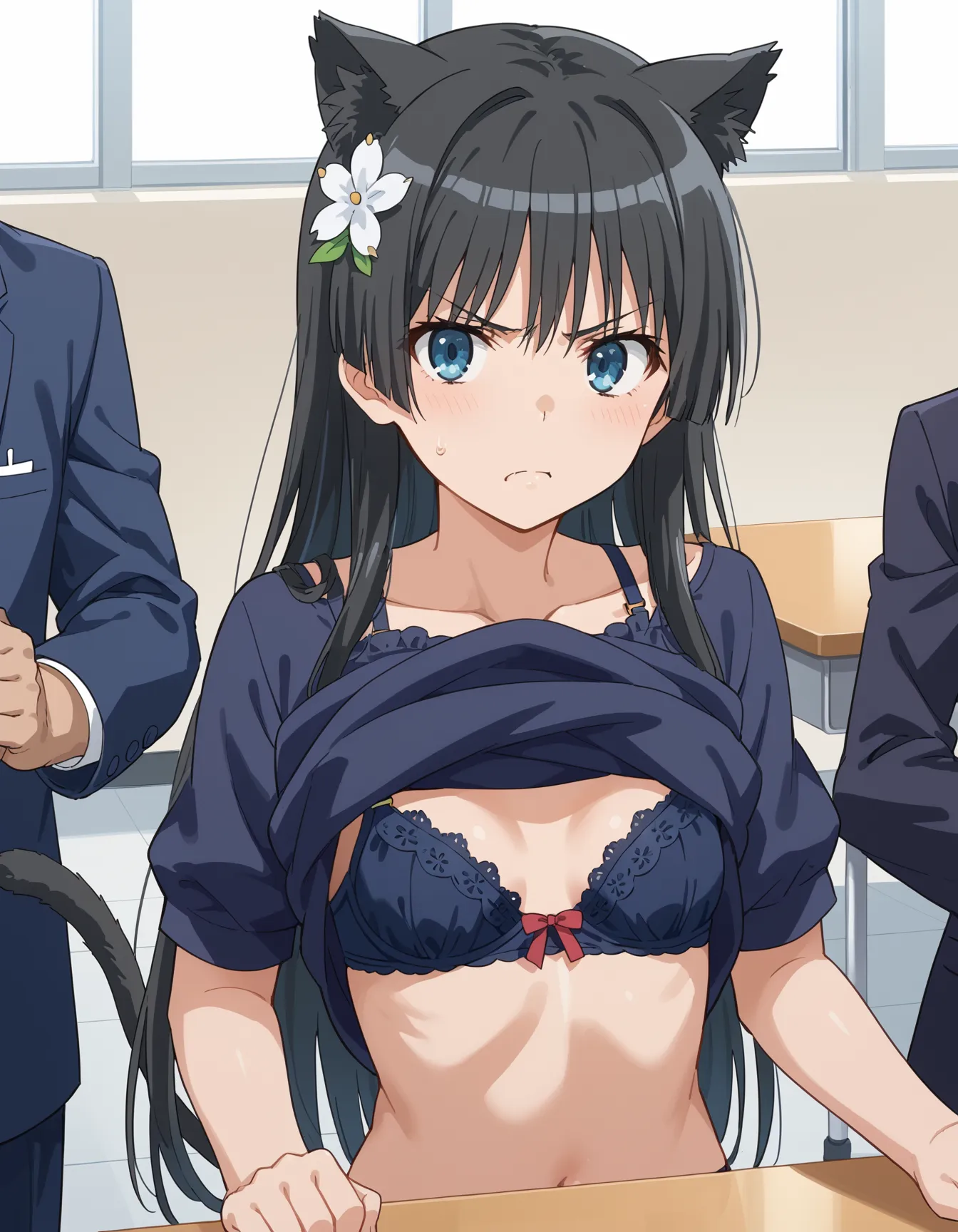 【「下着（ブラジャー・パンティ）」AIエロ画像（イラスト・アニメ・二次元風）15996枚まとめ！(309ページ目)のエロ画像1枚目