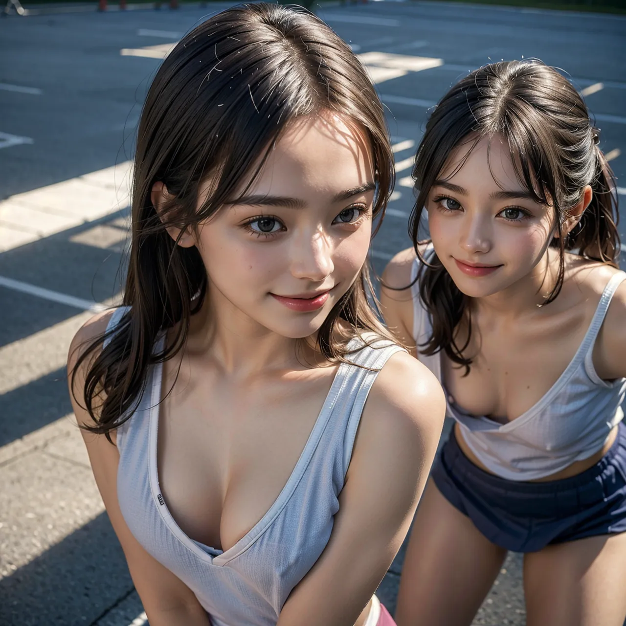 【「貧乳」AIエロ画像（リアル・実写・フォト風）21896枚まとめ！(421ページ目)のエロ画像25枚目