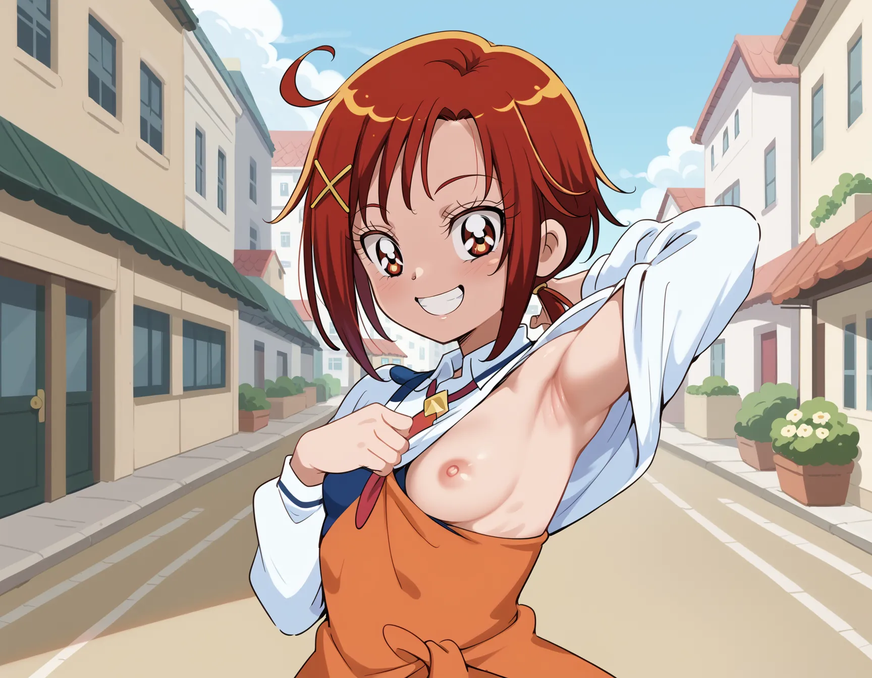 【「腋・脇」AIエロ画像（イラスト・アニメ・二次元風）4705枚まとめ！(92ページ目)のエロ画像2枚目