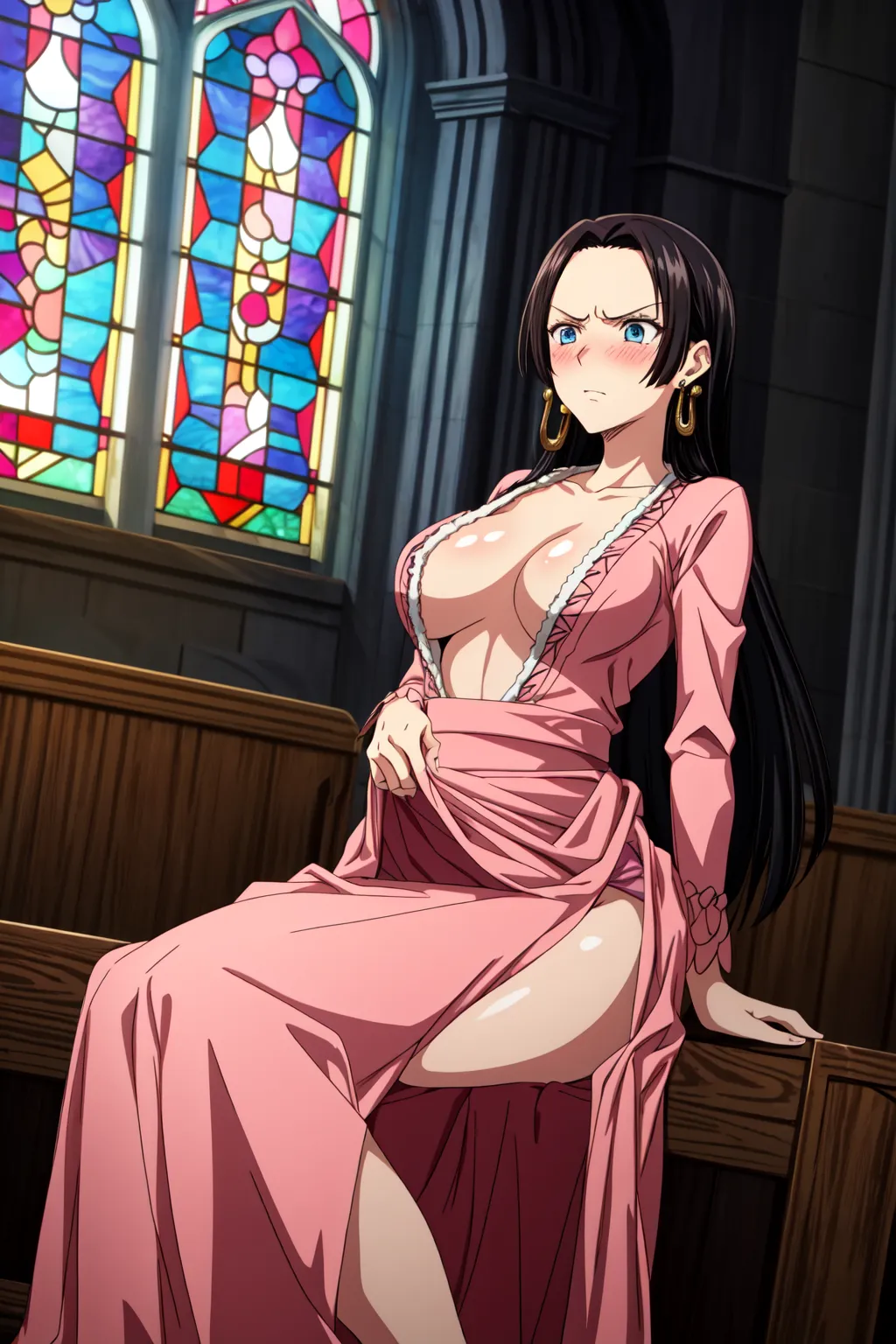 【「ウェディングドレス」AIエロ画像（イラスト・アニメ・二次元風）332枚まとめ！(7ページ目)のエロ画像17枚目