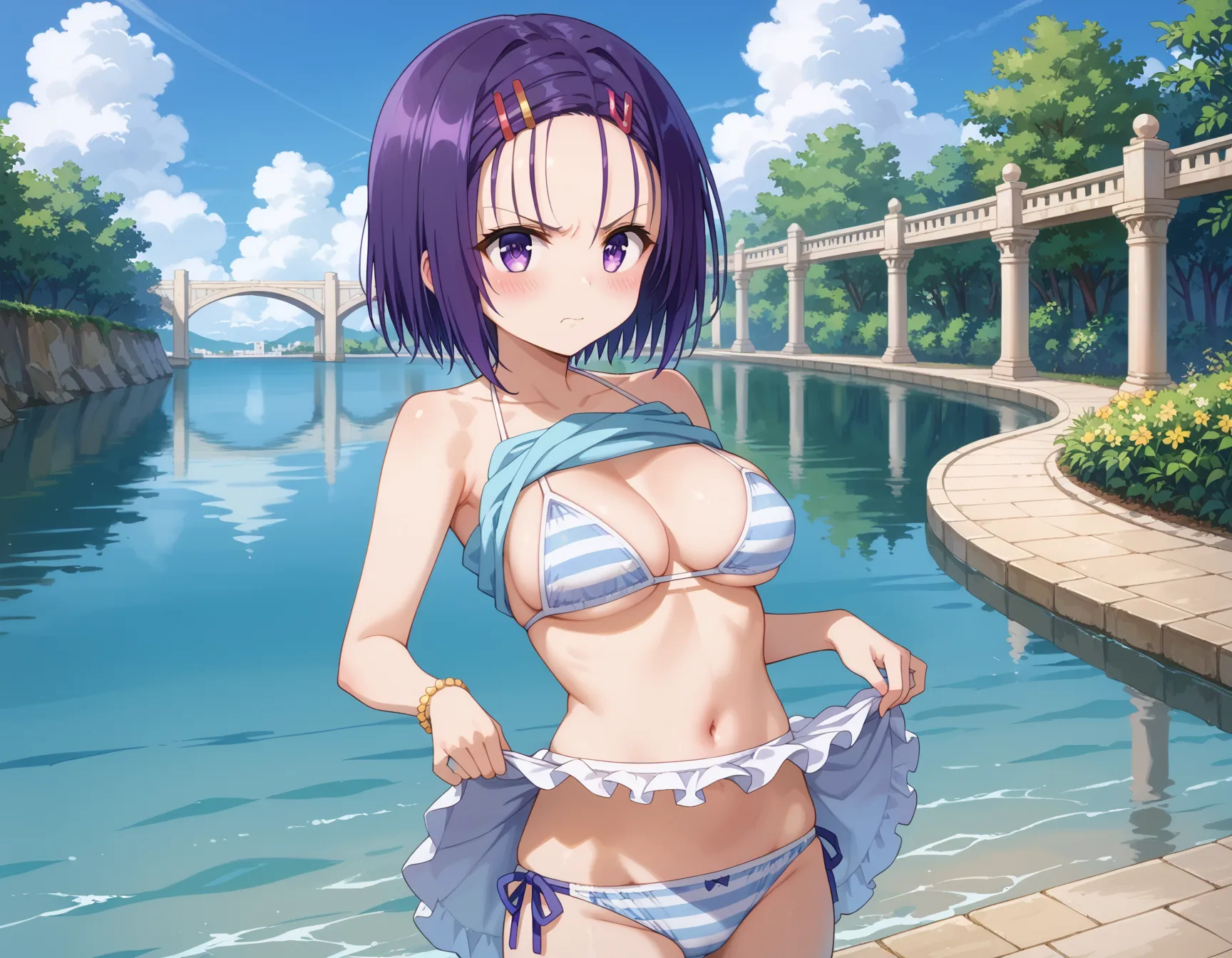 【「下着（ブラジャー・パンティ）」AIエロ画像（イラスト・アニメ・二次元風）15996枚まとめ！(307ページ目)のエロ画像2枚目