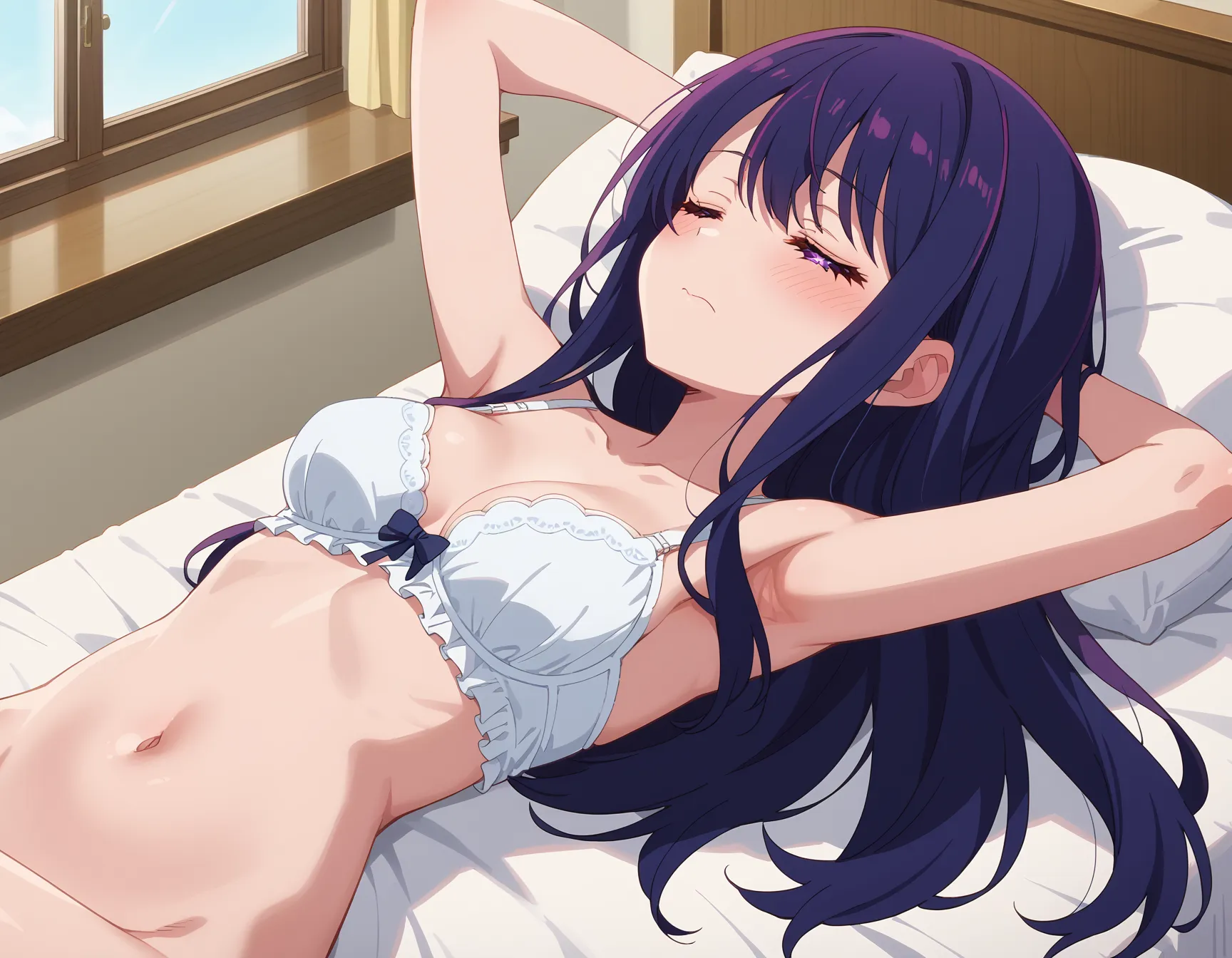 【「下着（ブラジャー・パンティ）」AIエロ画像（イラスト・アニメ・二次元風）15996枚まとめ！(306ページ目)のエロ画像25枚目
