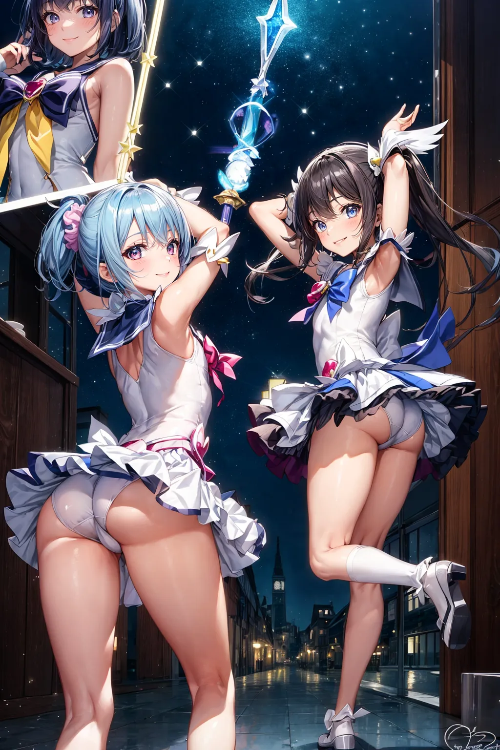 【「尻」AIエロ画像（イラスト・アニメ・二次元風）13361枚まとめ！(256ページ目)のエロ画像20枚目