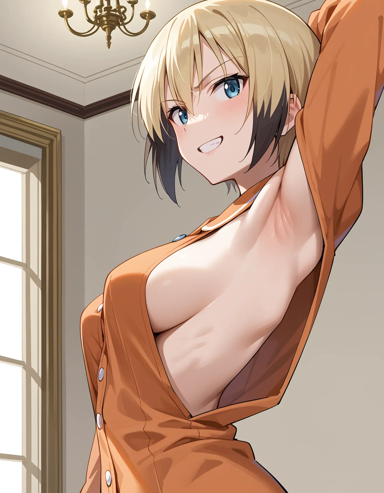 【「腋・脇」AIエロ画像（イラスト・アニメ・二次元風）4705枚まとめ！(91ページ目)のエロ画像14枚目