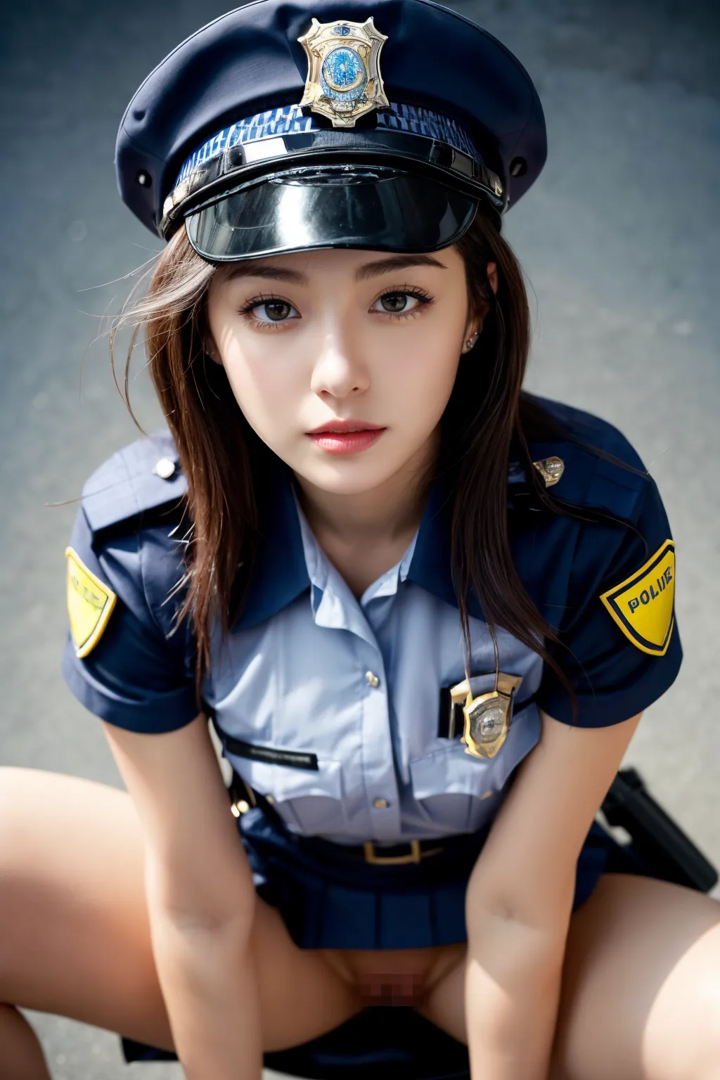 【「女警官」AIエロ画像（リアル・実写・フォト風）810枚まとめ！(16ページ目)のエロ画像16枚目
