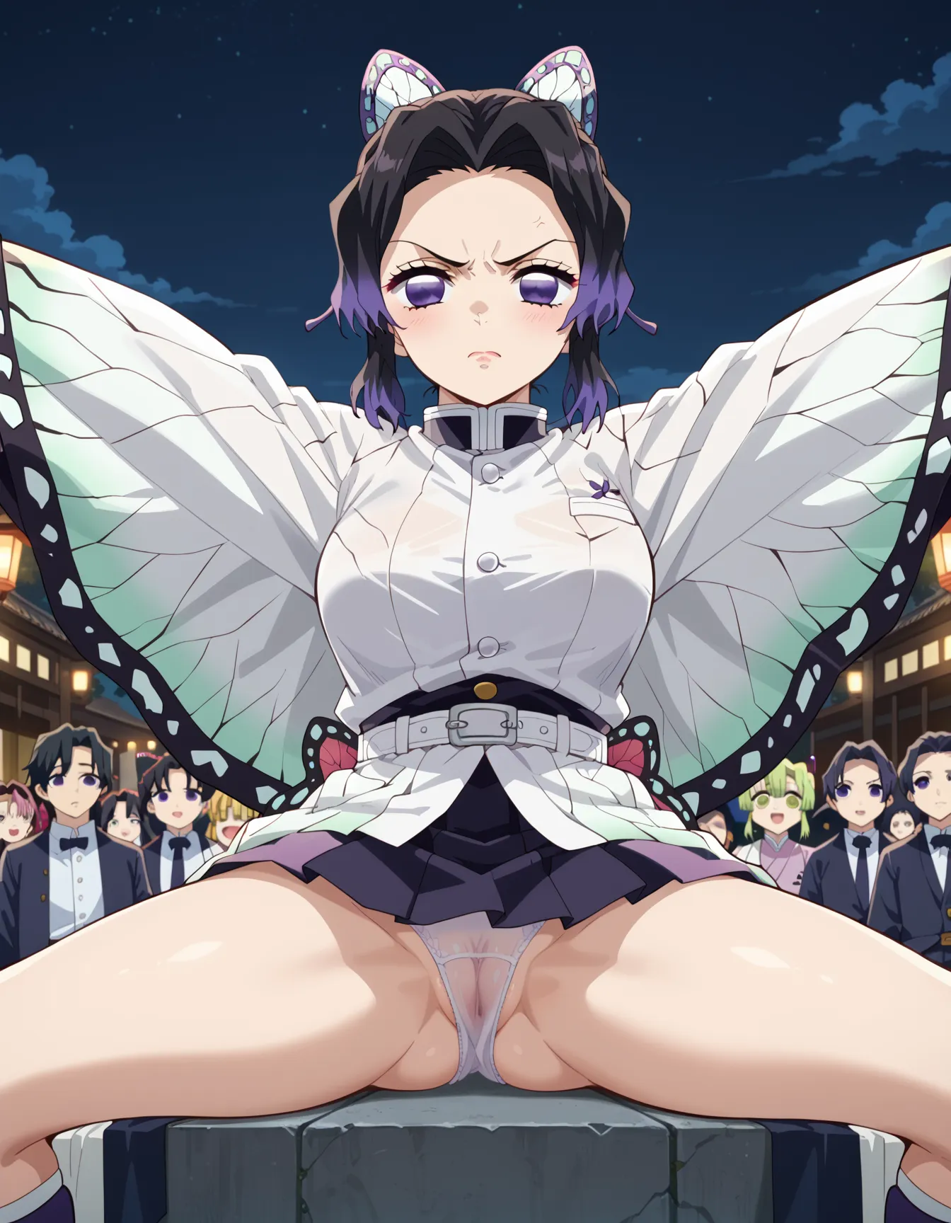 【「おまんこ×下着（ブラジャー・パンティ）」AIエロ画像（イラスト・アニメ・二次元風）3718枚まとめ！(71ページ目)のエロ画像14枚目