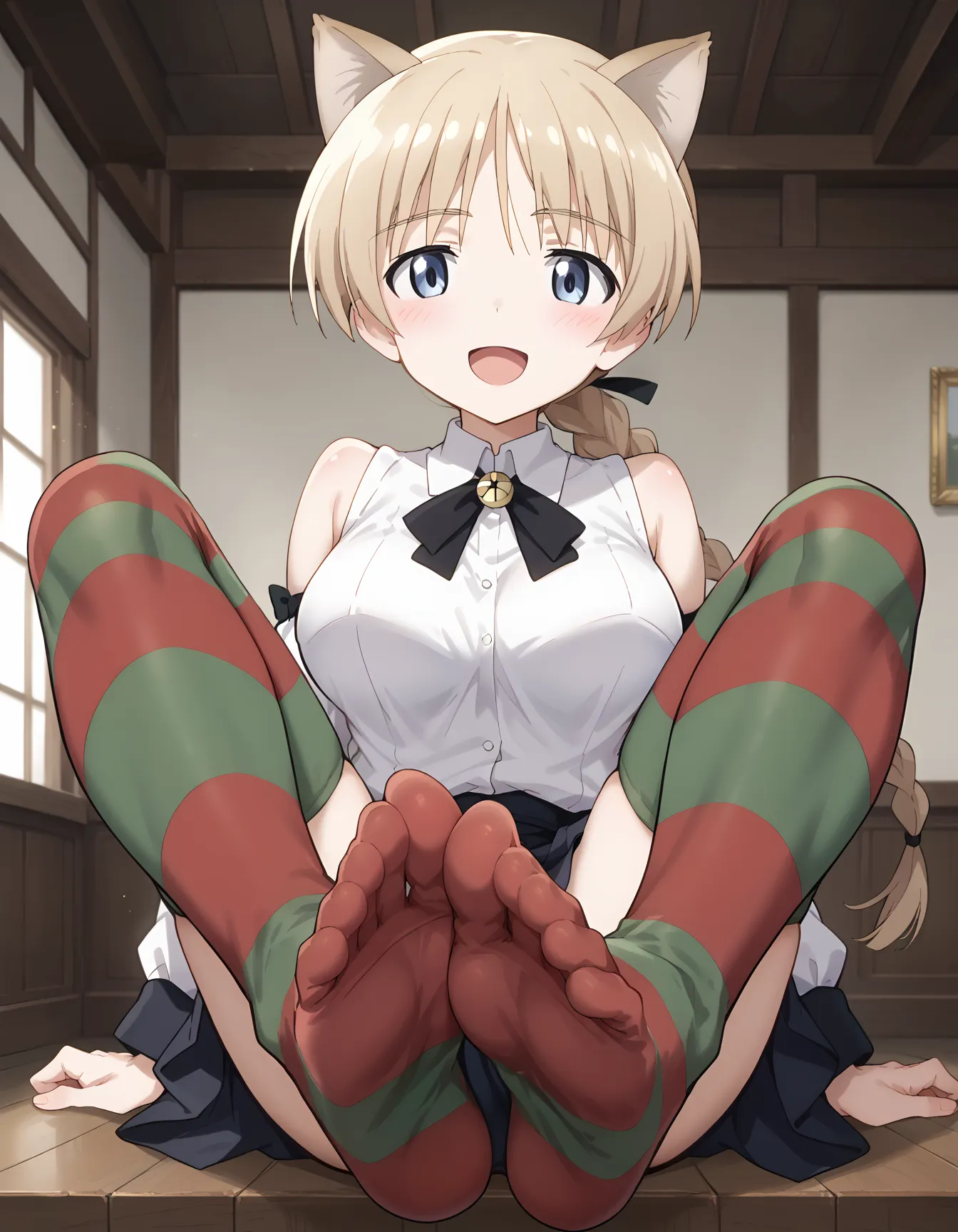 【「下着（ブラジャー・パンティ）」AIエロ画像（イラスト・アニメ・二次元風）15996枚まとめ！(304ページ目)のエロ画像2枚目