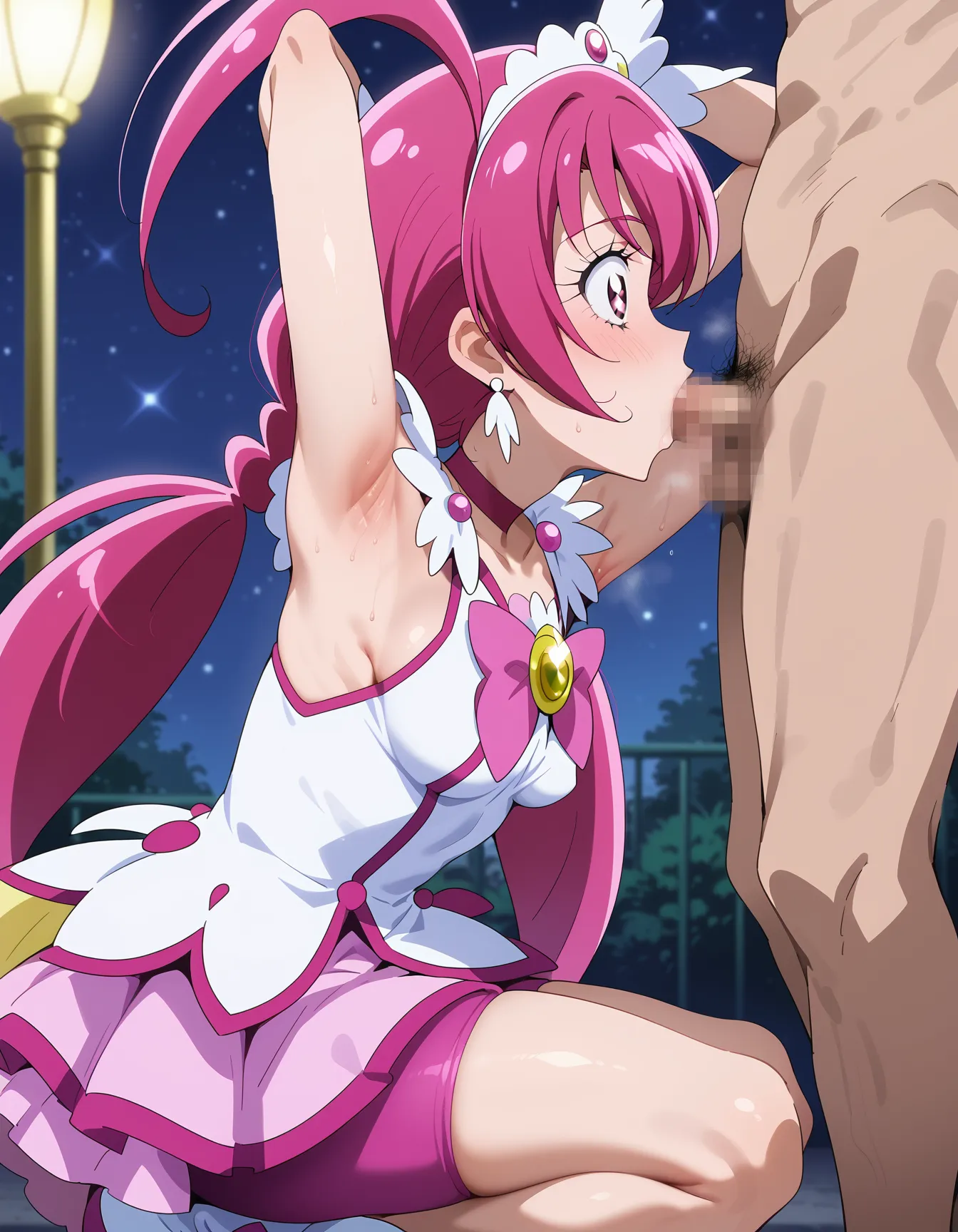 【「腋・脇」AIエロ画像（イラスト・アニメ・二次元風）4705枚まとめ！(91ページ目)のエロ画像7枚目