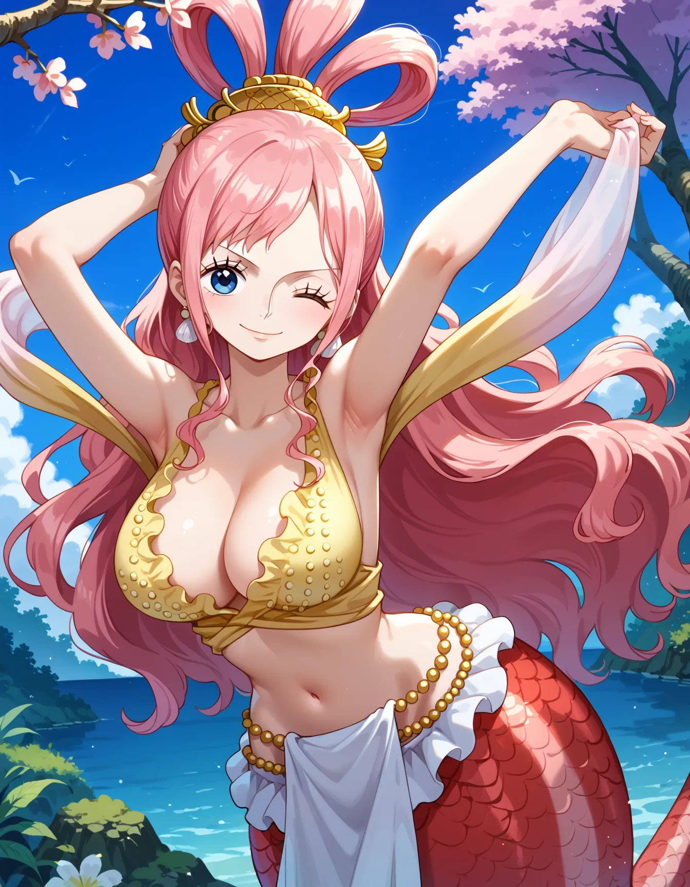 【「巨乳」AIエロ画像（イラスト・アニメ・二次元風）26161枚まとめ！(501ページ目)のエロ画像6枚目