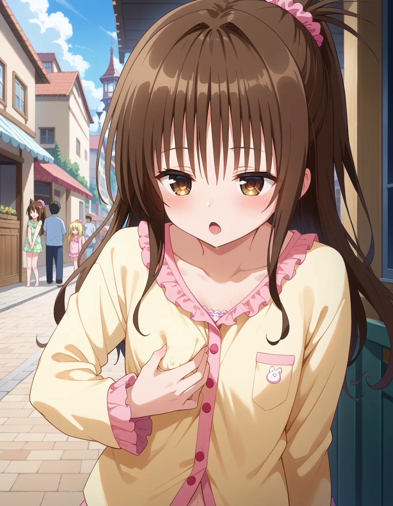 【「貧乳」AIエロ画像（イラスト・アニメ・二次元風）8390枚まとめ！(161ページ目)のエロ画像17枚目