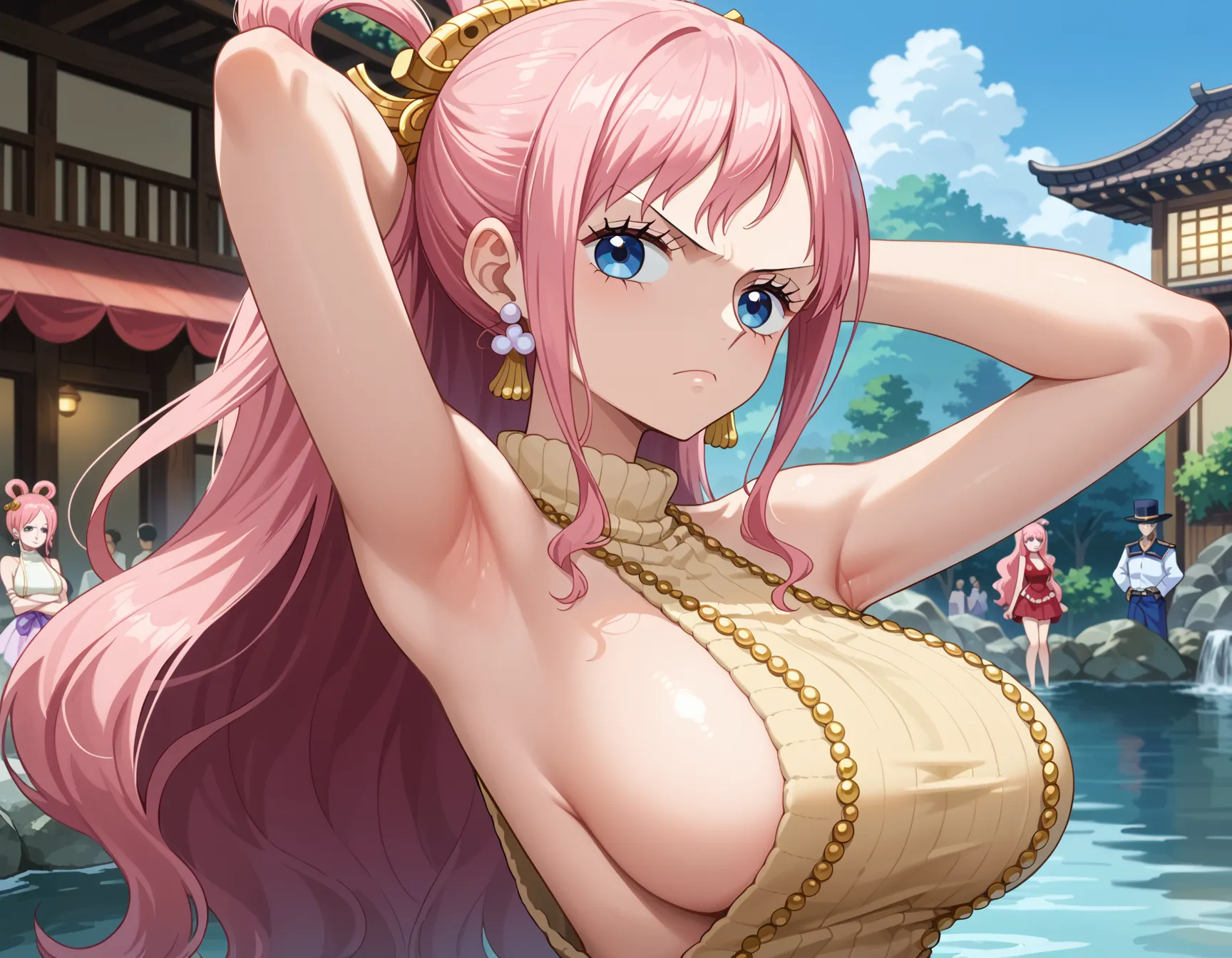 【「腋・脇」AIエロ画像（イラスト・アニメ・二次元風）4705枚まとめ！(90ページ目)のエロ画像21枚目