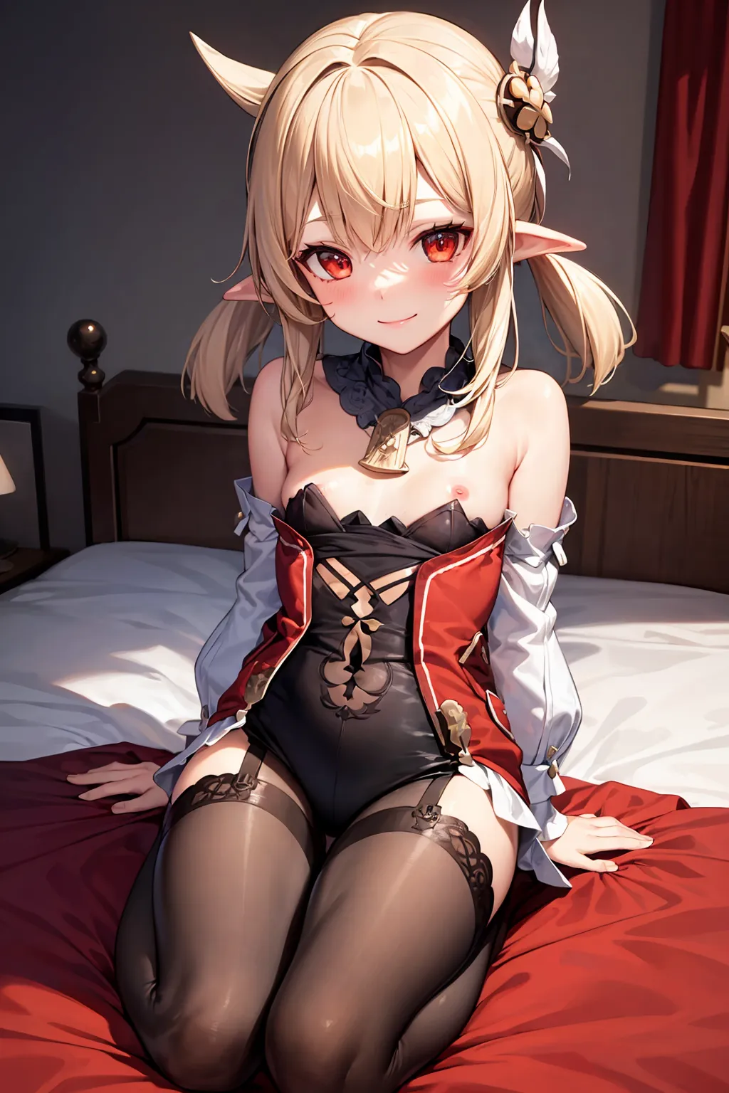 【「貧乳」AIエロ画像（イラスト・アニメ・二次元風）8390枚まとめ！(160ページ目)のエロ画像25枚目