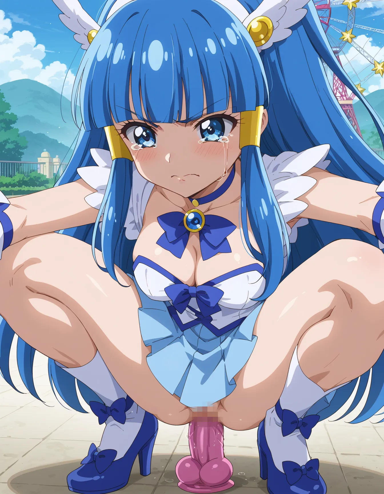 【「おまんこ×下着（ブラジャー・パンティ）」AIエロ画像（イラスト・アニメ・二次元風）3718枚まとめ！(70ページ目)のエロ画像23枚目