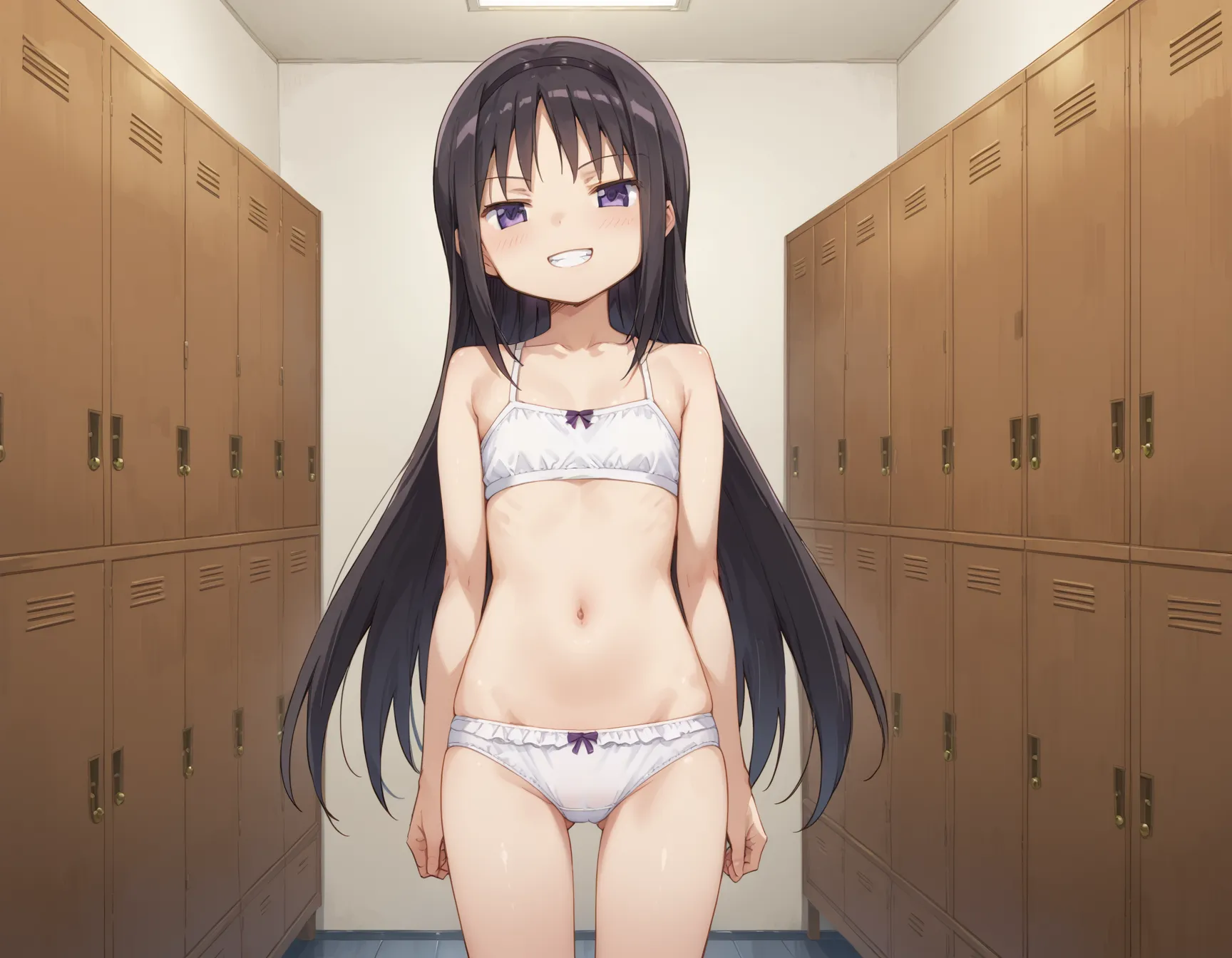 【「貧乳」AIエロ画像（イラスト・アニメ・二次元風）8390枚まとめ！(160ページ目)のエロ画像14枚目