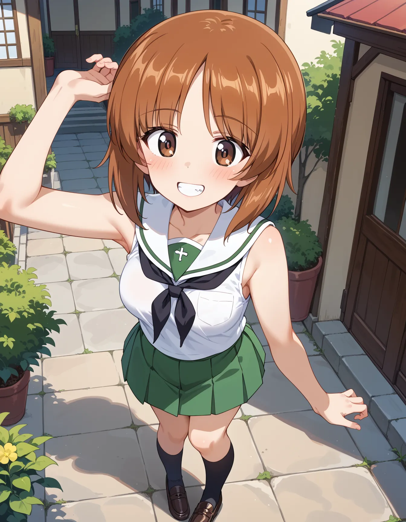 【「学制服」AIエロ画像（イラスト・アニメ・二次元風）4855枚まとめ！(91ページ目)のエロ画像3枚目