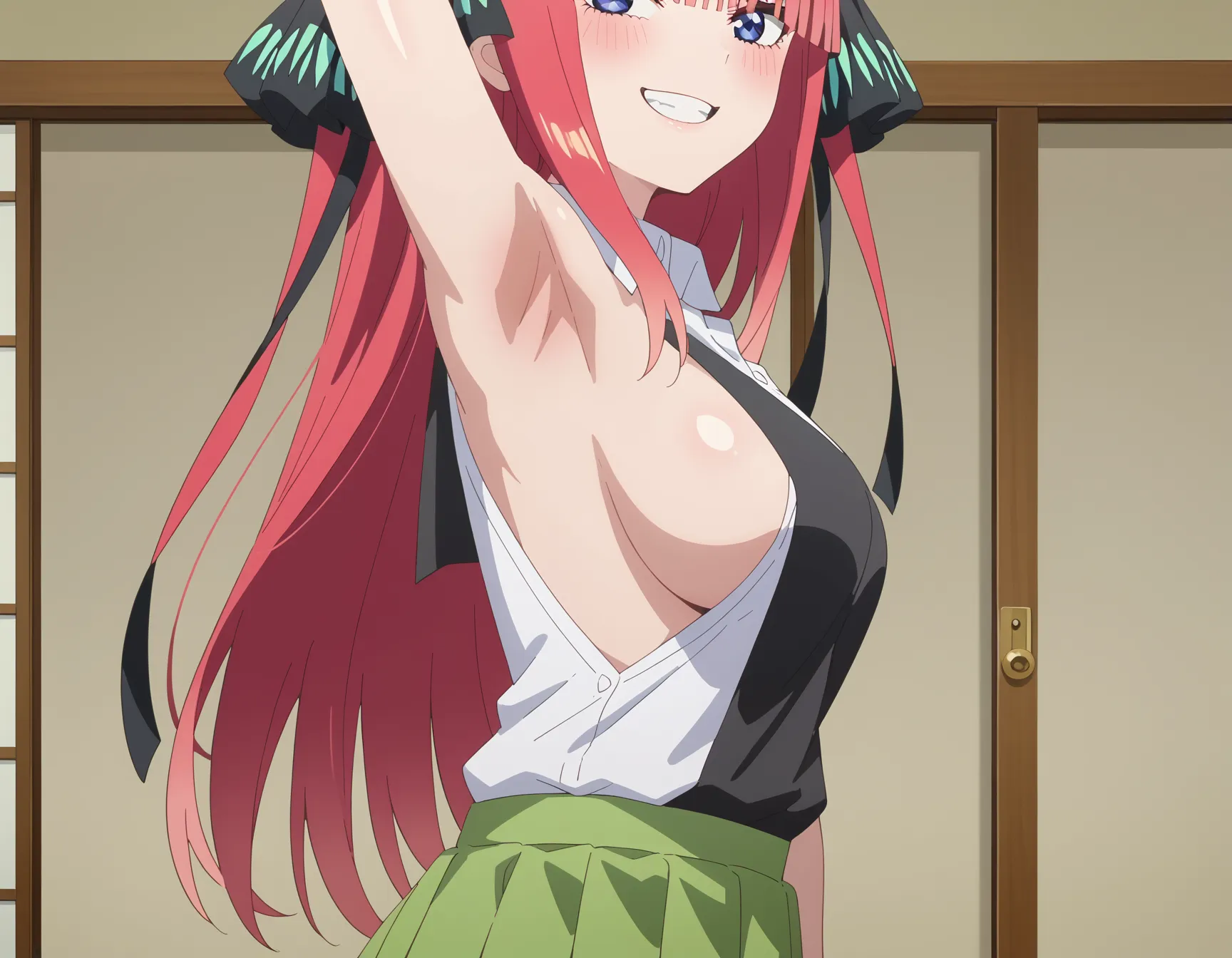 【「腋・脇」AIエロ画像（イラスト・アニメ・二次元風）4705枚まとめ！(89ページ目)のエロ画像25枚目