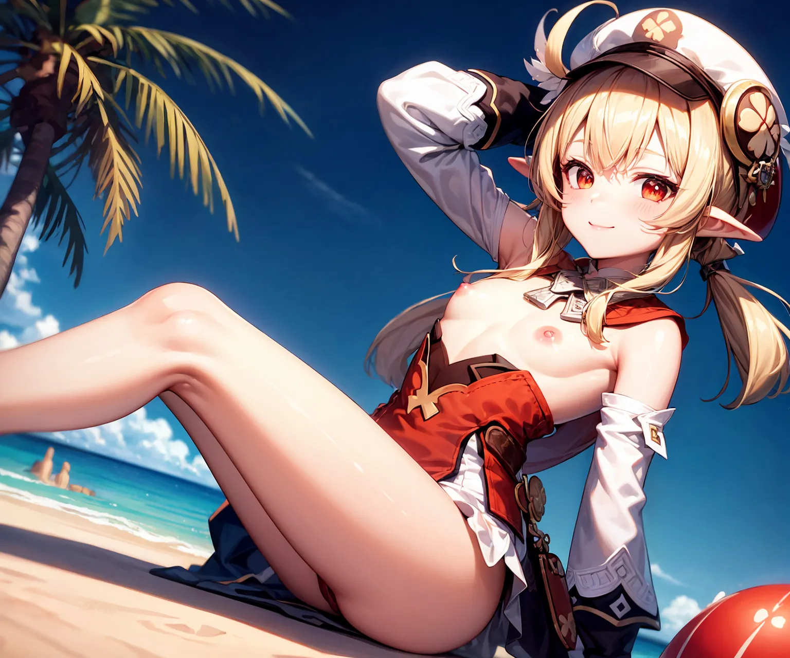 【「貧乳」AIエロ画像（イラスト・アニメ・二次元風）8390枚まとめ！(159ページ目)のエロ画像3枚目