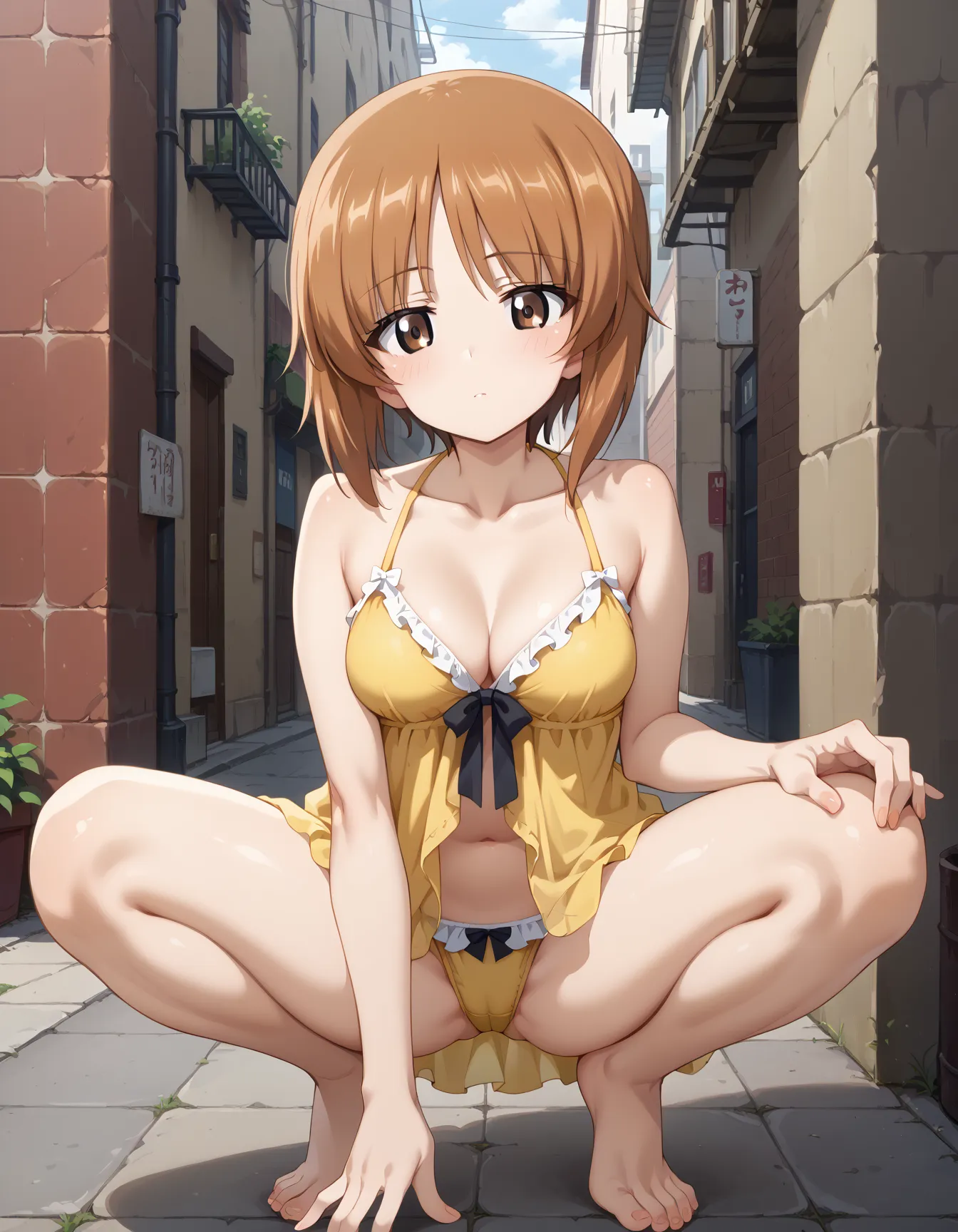 【「下着（ブラジャー・パンティ）」AIエロ画像（イラスト・アニメ・二次元風）15996枚まとめ！(298ページ目)のエロ画像6枚目