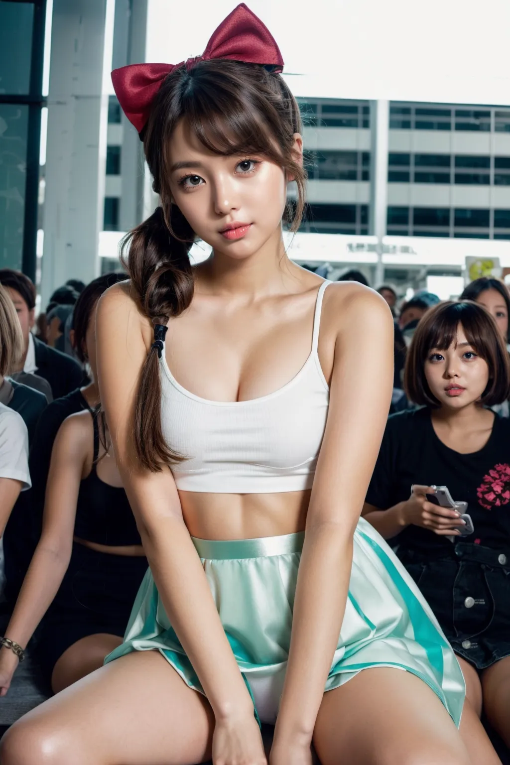 【「ロリ・小柄×下着（ブラジャー・パンティ）」AIエロ画像（リアル・実写・フォト風）3330枚まとめ！(64ページ目)のエロ画像14枚目