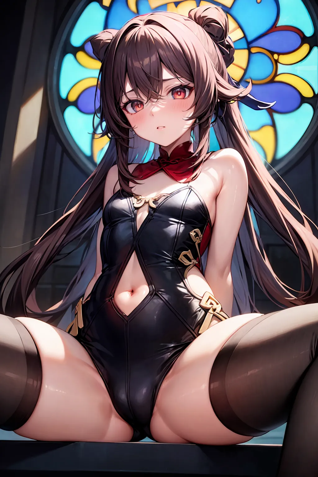 【「貧乳」AIエロ画像（イラスト・アニメ・二次元風）8390枚まとめ！(157ページ目)のエロ画像22枚目