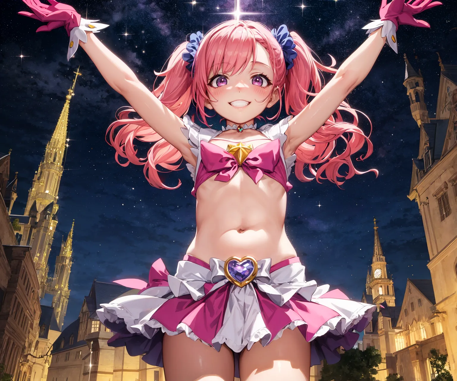 【「貧乳」AIエロ画像（イラスト・アニメ・二次元風）8390枚まとめ！(157ページ目)のエロ画像15枚目
