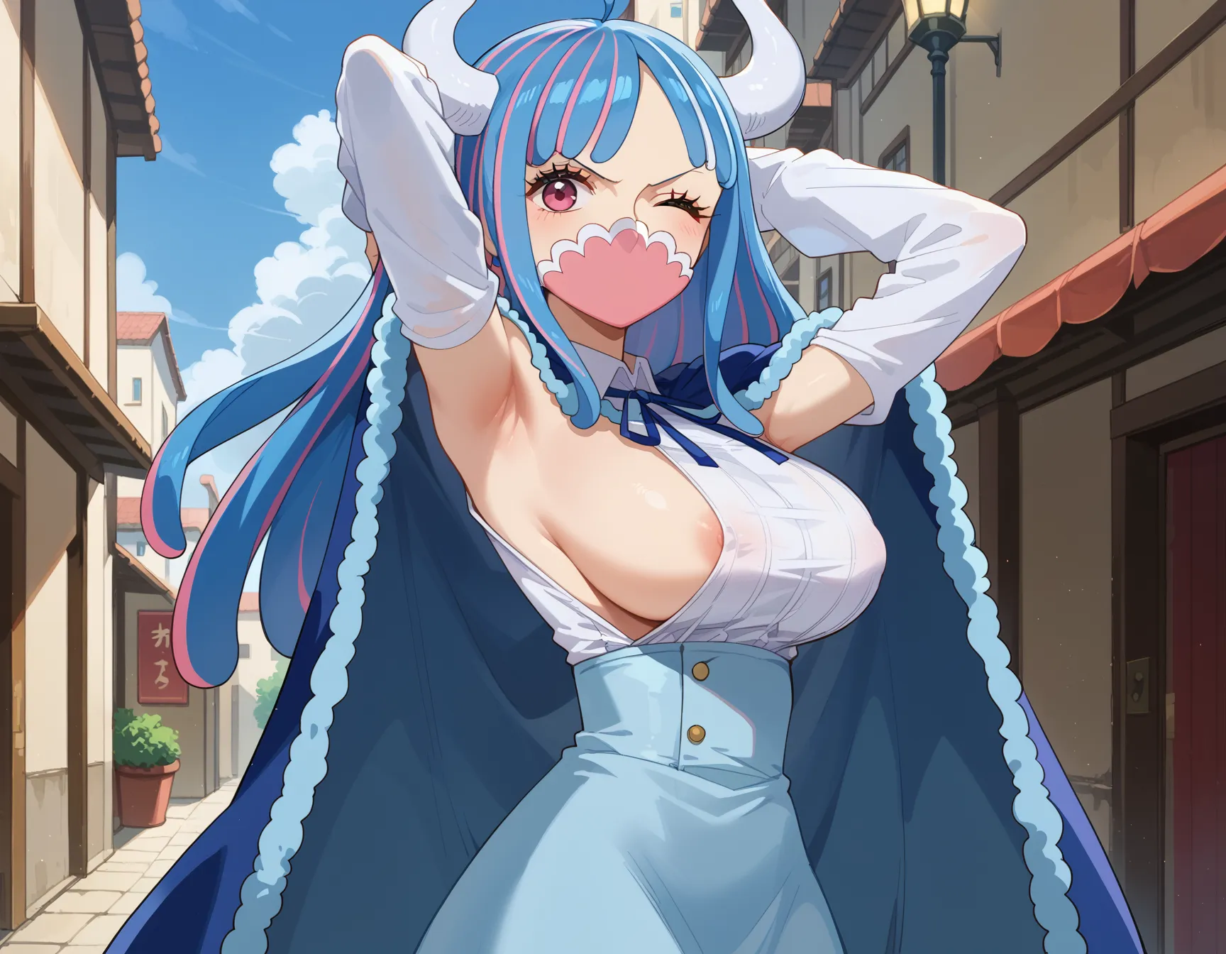 【「腋・脇」AIエロ画像（イラスト・アニメ・二次元風）4705枚まとめ！(88ページ目)のエロ画像30枚目