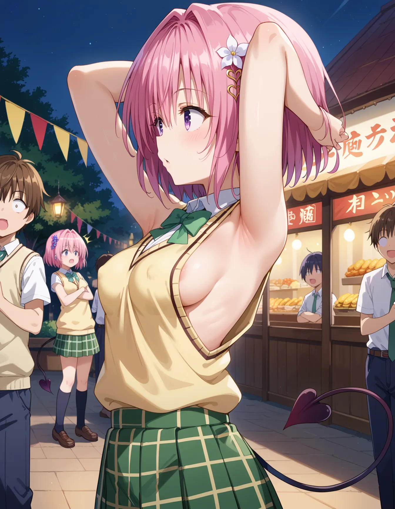 【「腋・脇」AIエロ画像（イラスト・アニメ・二次元風）4705枚まとめ！(88ページ目)のエロ画像29枚目