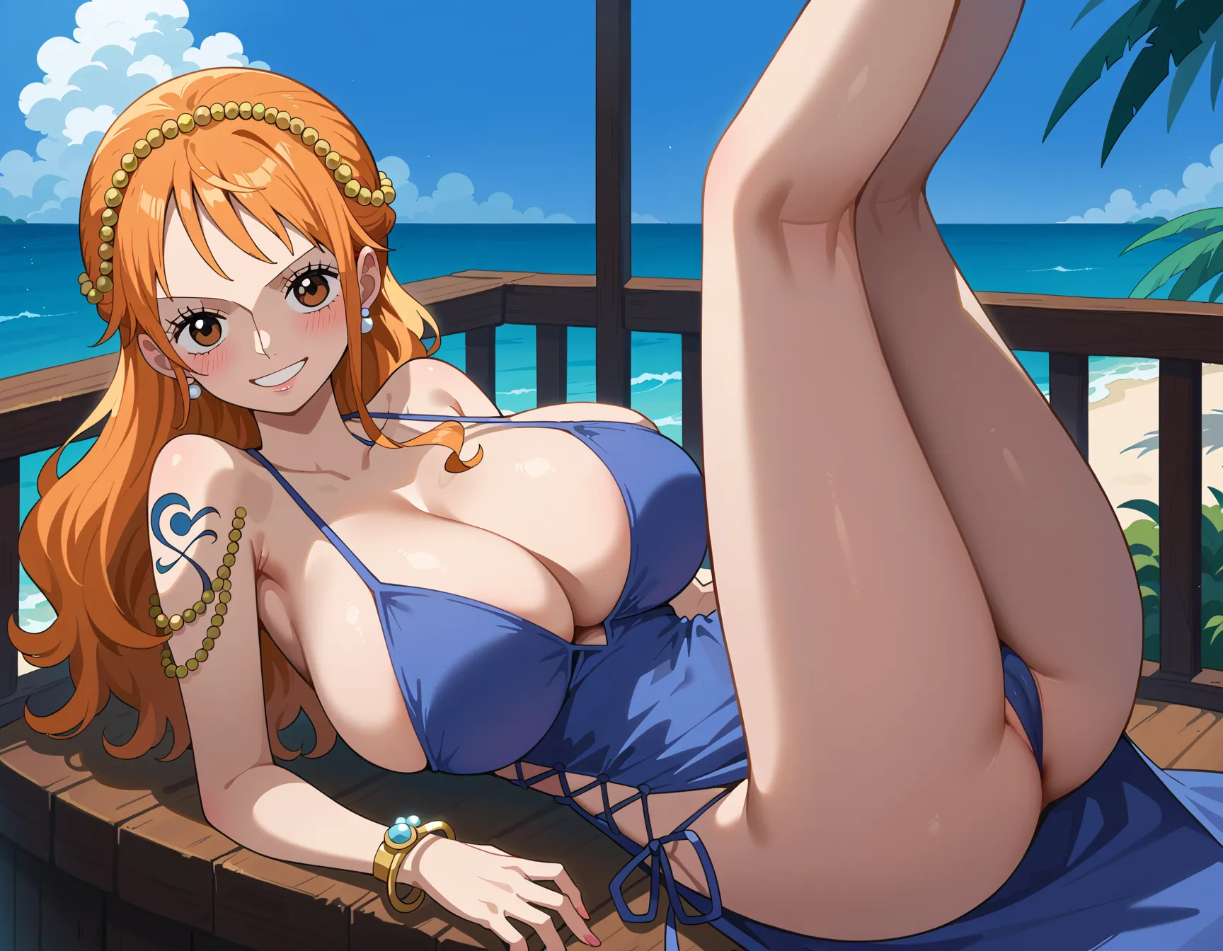 【「爆乳・超乳」AIエロ画像（イラスト・アニメ・二次元風）5621枚まとめ！(104ページ目)のエロ画像12枚目