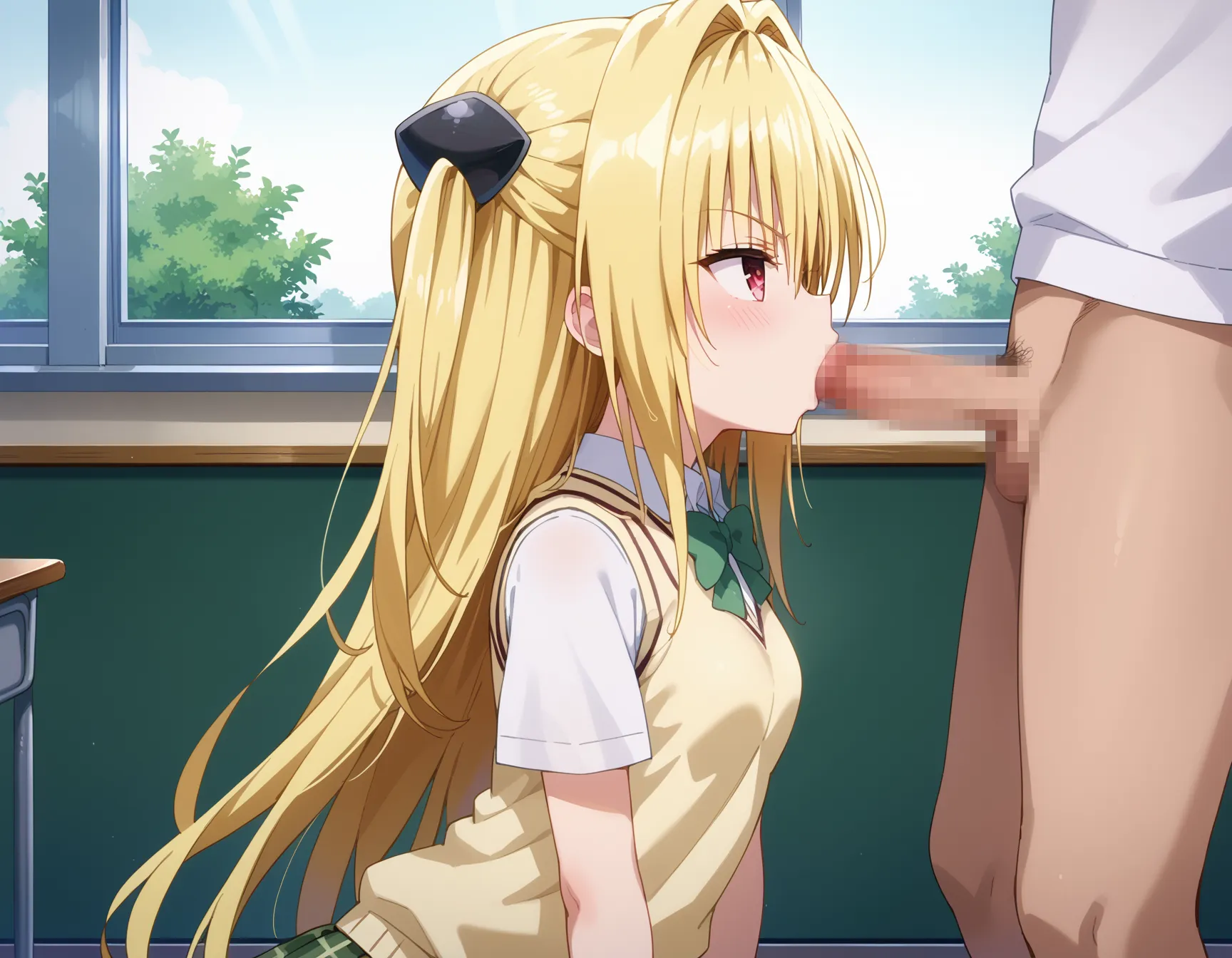 【「学制服」AIエロ画像（イラスト・アニメ・二次元風）4855枚まとめ！(89ページ目)のエロ画像21枚目