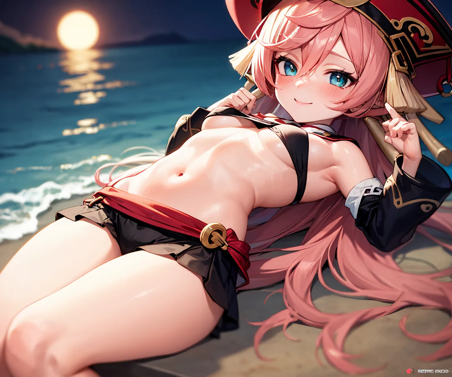 【「貧乳」AIエロ画像（イラスト・アニメ・二次元風）8390枚まとめ！(156ページ目)のエロ画像12枚目