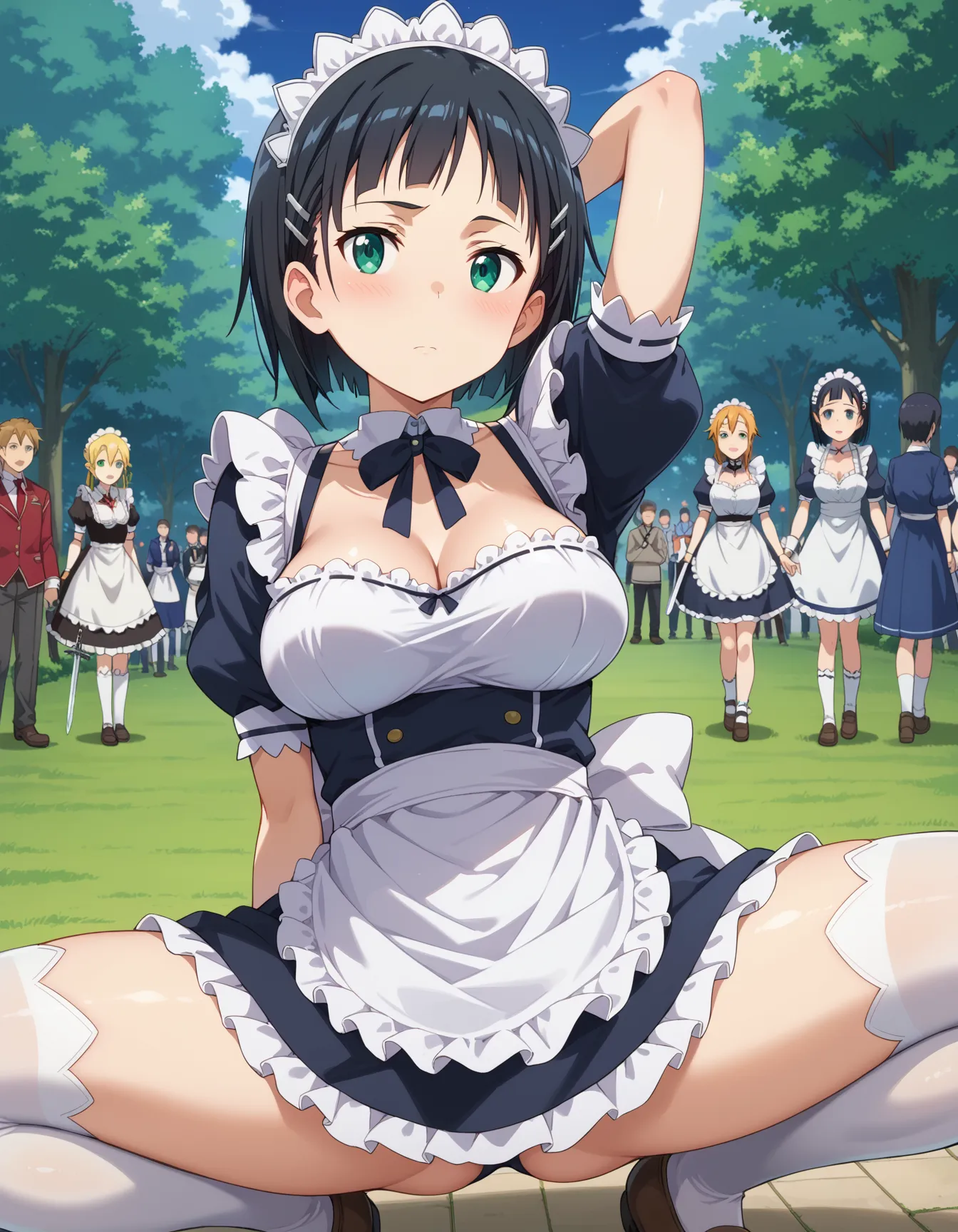 【「巨乳」AIエロ画像（イラスト・アニメ・二次元風）26161枚まとめ！(487ページ目)のエロ画像13枚目