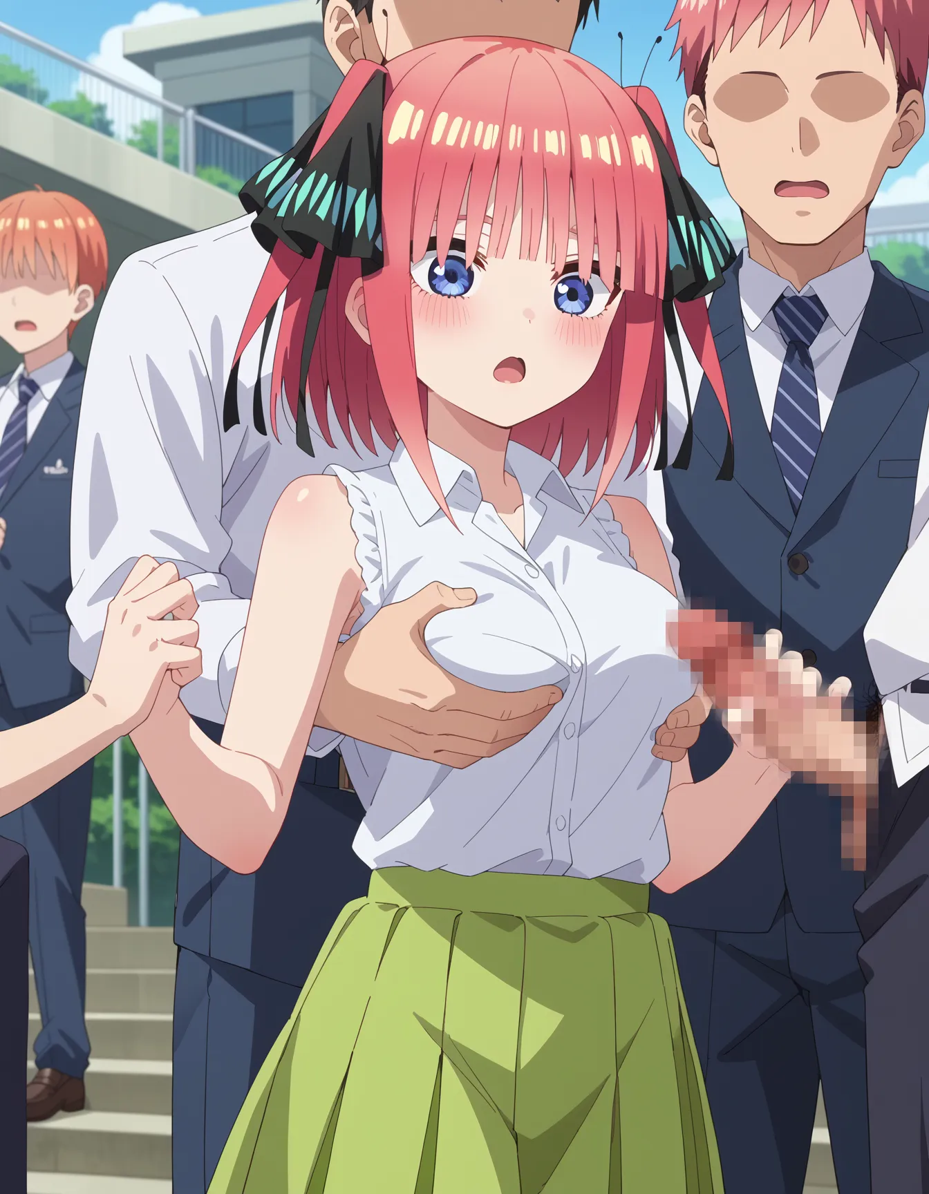 【「学制服」AIエロ画像（イラスト・アニメ・二次元風）4855枚まとめ！(89ページ目)のエロ画像10枚目