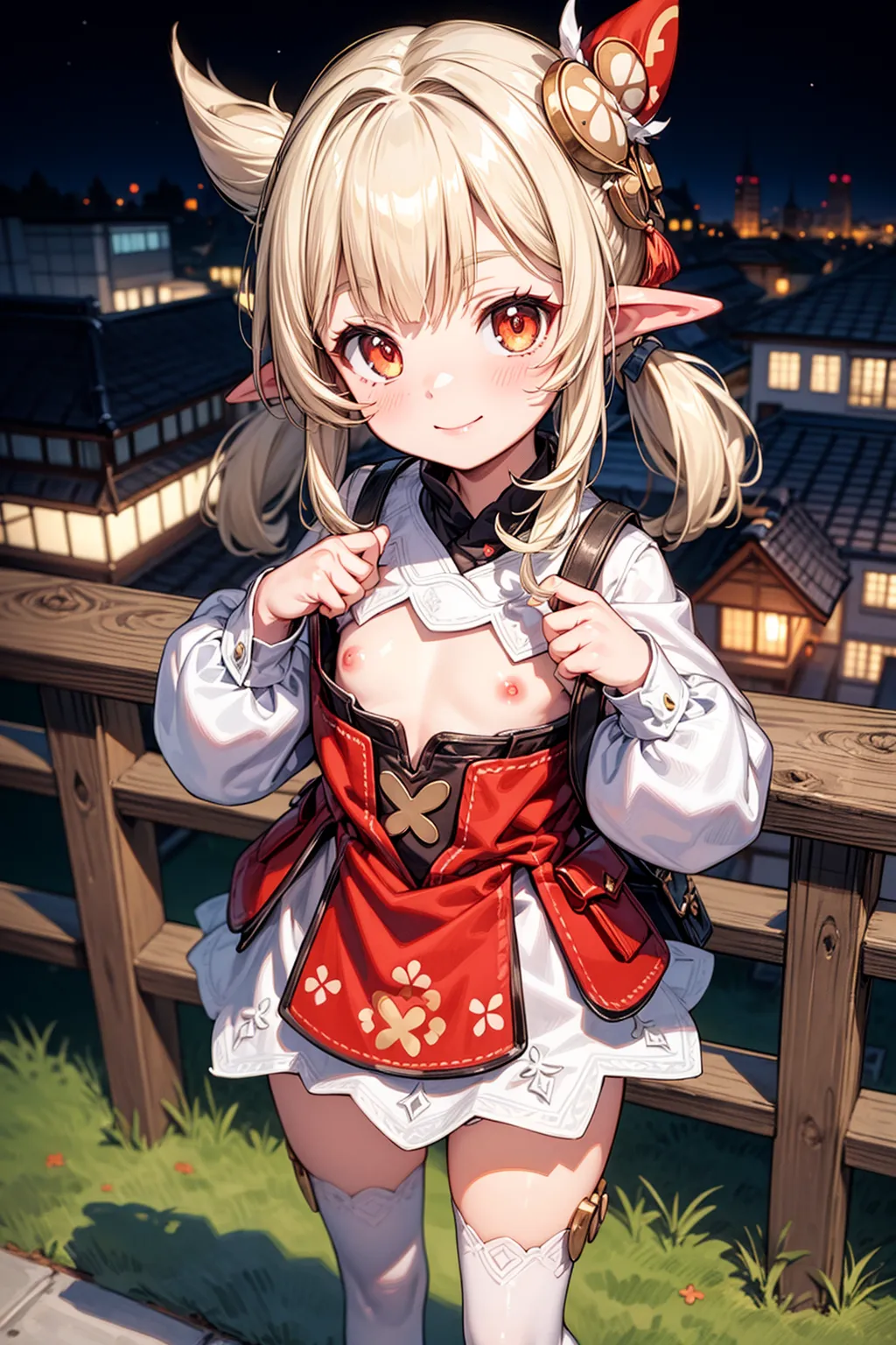 【「貧乳」AIエロ画像（イラスト・アニメ・二次元風）8390枚まとめ！(156ページ目)のエロ画像1枚目