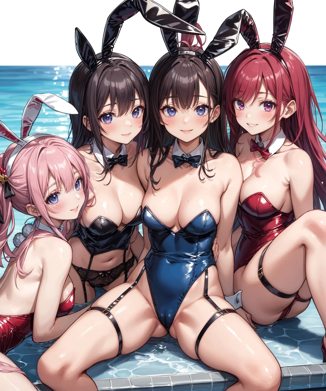 【「下着（ブラジャー・パンティ）」AIエロ画像（イラスト・アニメ・二次元風）15996枚まとめ！(294ページ目)のエロ画像12枚目