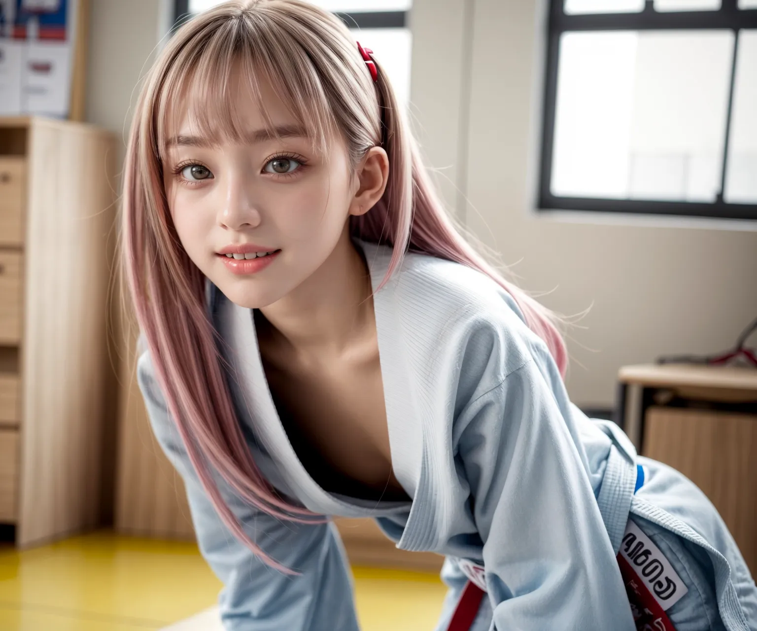 【「道着（空手・柔道）」AIエロ画像（リアル・実写・フォト風）515枚まとめ！(10ページ目)のエロ画像26枚目